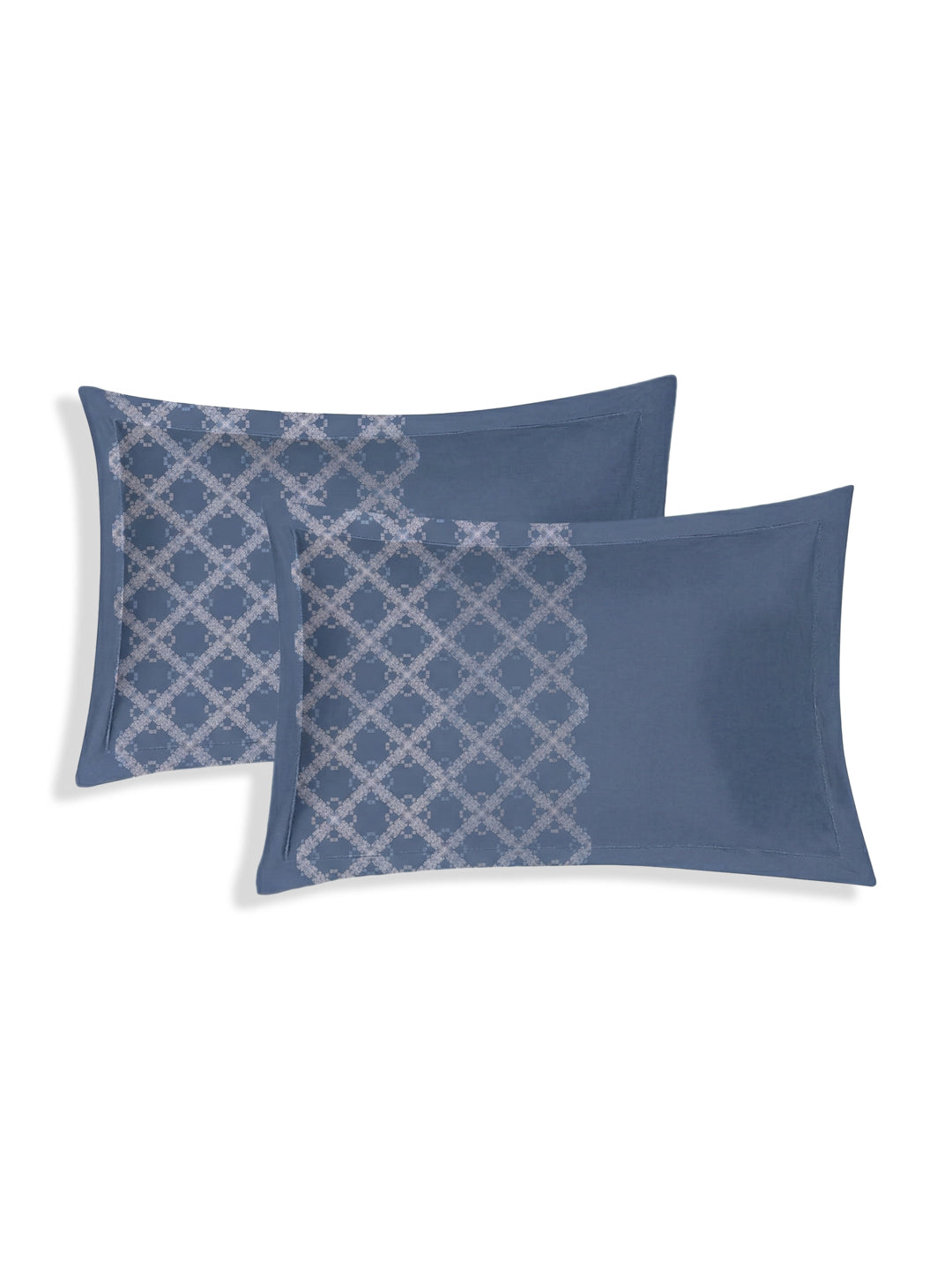 Premium 200 TC Pure Cotton King Size Bedsheet with 2 Pillow Covers Classique Unique Collection