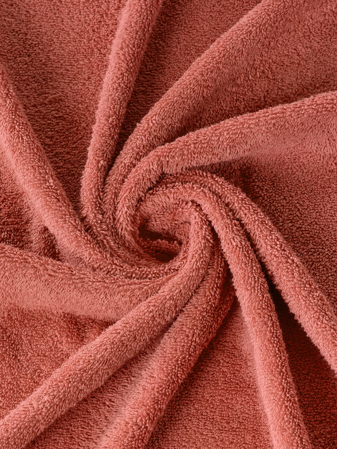 Premium Peach Pink 100% Cotton Solid 525 GSM Bath Towel Amber 1 Pc Pvc Pack