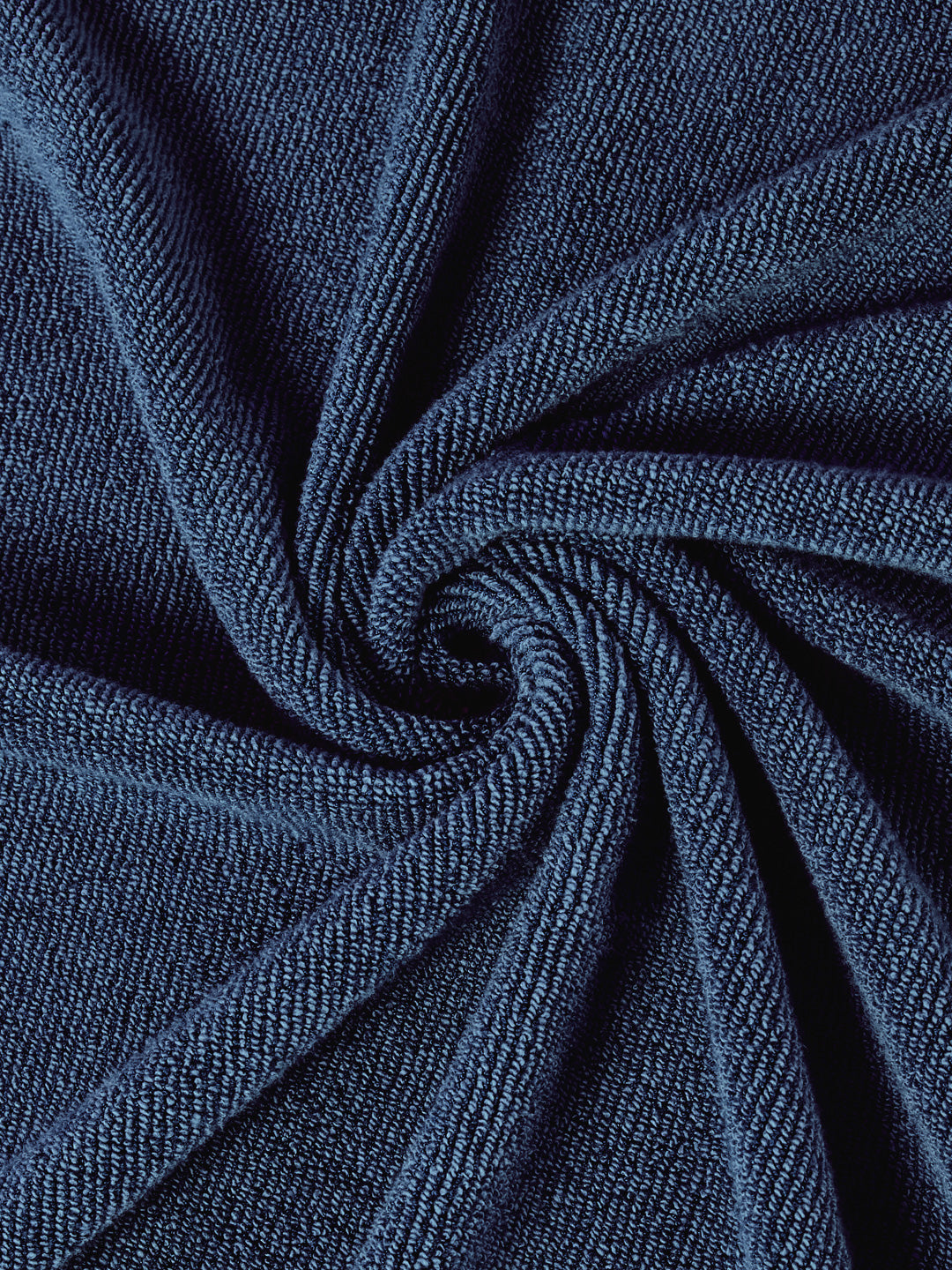 Luxury Navy Blue Bamboo Cotton Self Design 630 GSM Bath Towel Eco Bamboo Bliss 1 Pc Box Pack