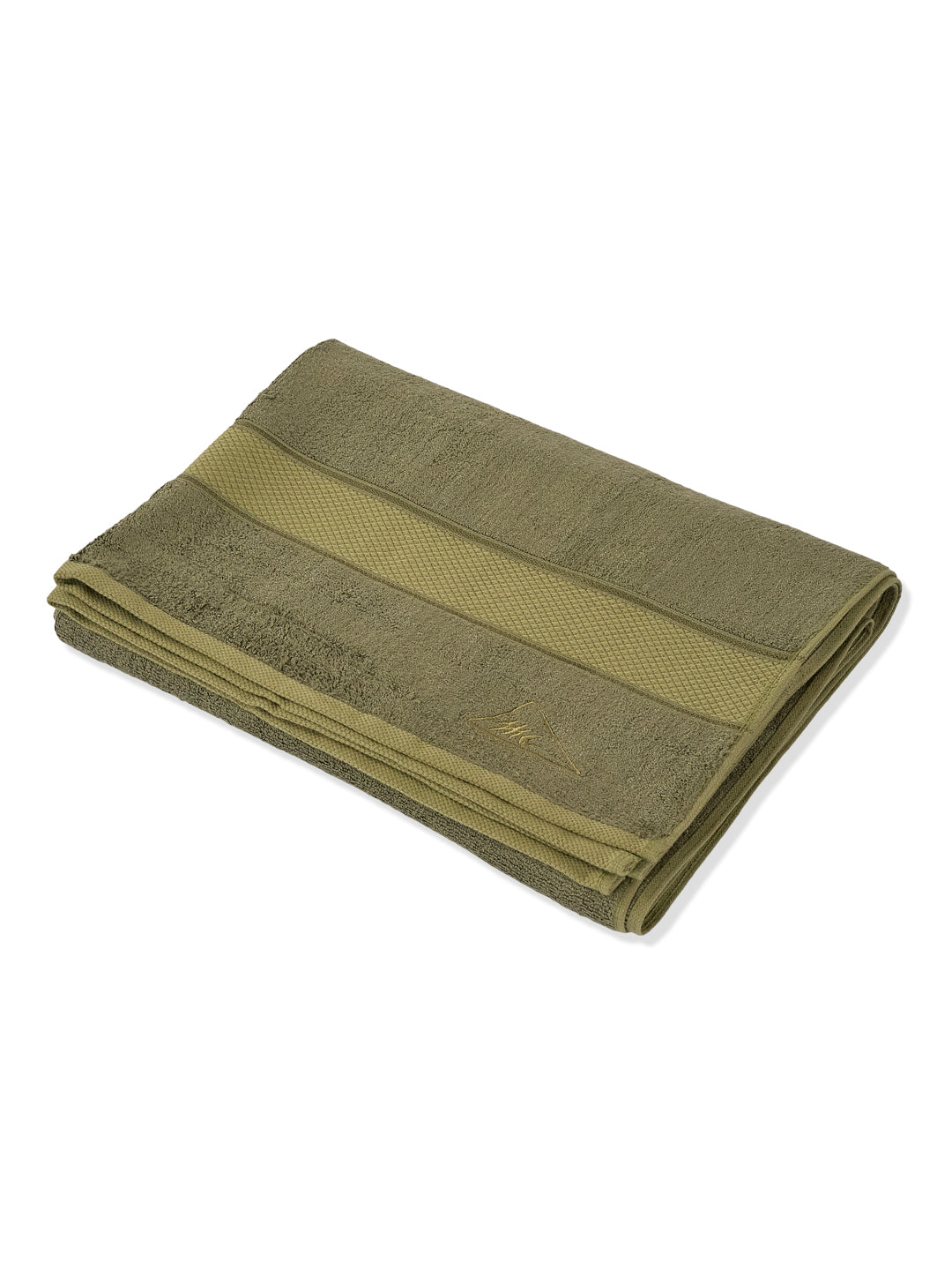 Luxury Olive Bamboo Cotton Solid 600 GSM Bath Towel Eco Bamboo 1 Pc Pvc Pack