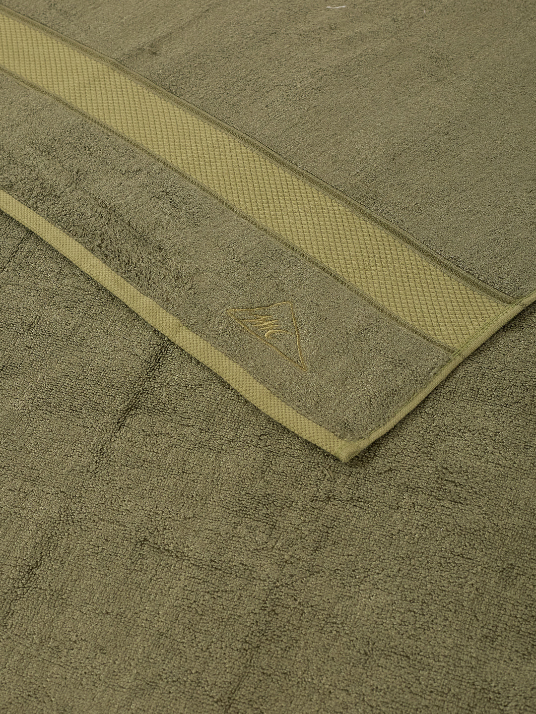 Luxury Olive Bamboo Cotton Solid 600 GSM Bath Towel Eco Bamboo 1 Pc Pvc Pack