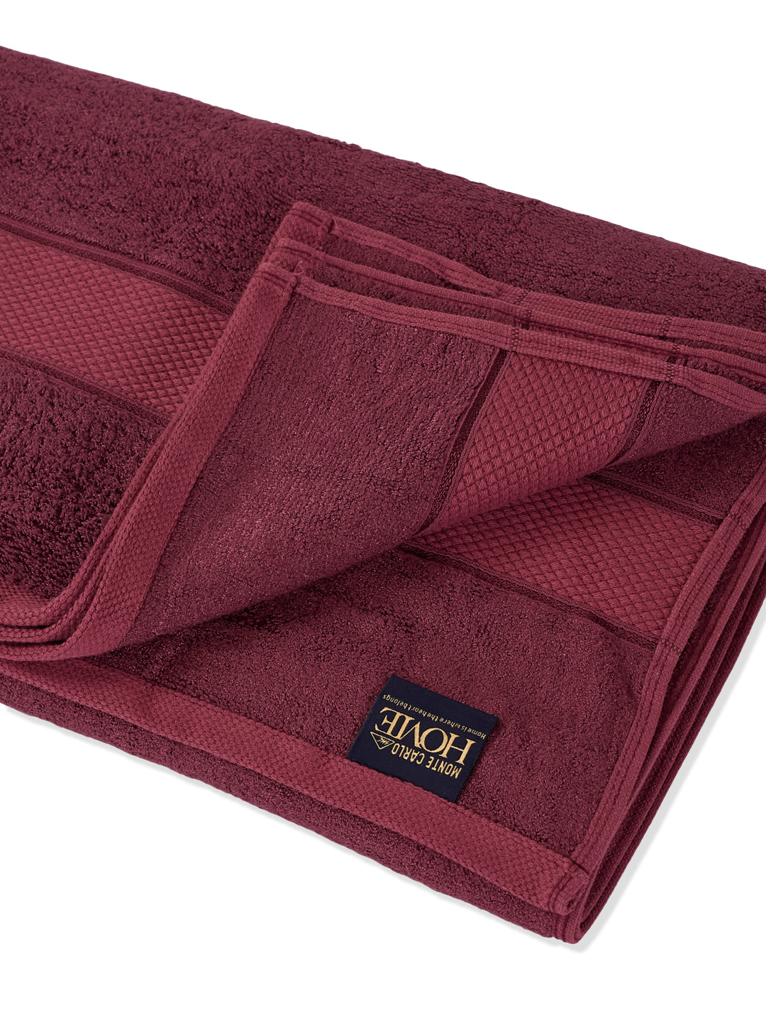 Luxury Rose Brown Bamboo Cotton Solid 600 GSM Bath Towel Eco Bamboo 1 Pc Pvc Pack
