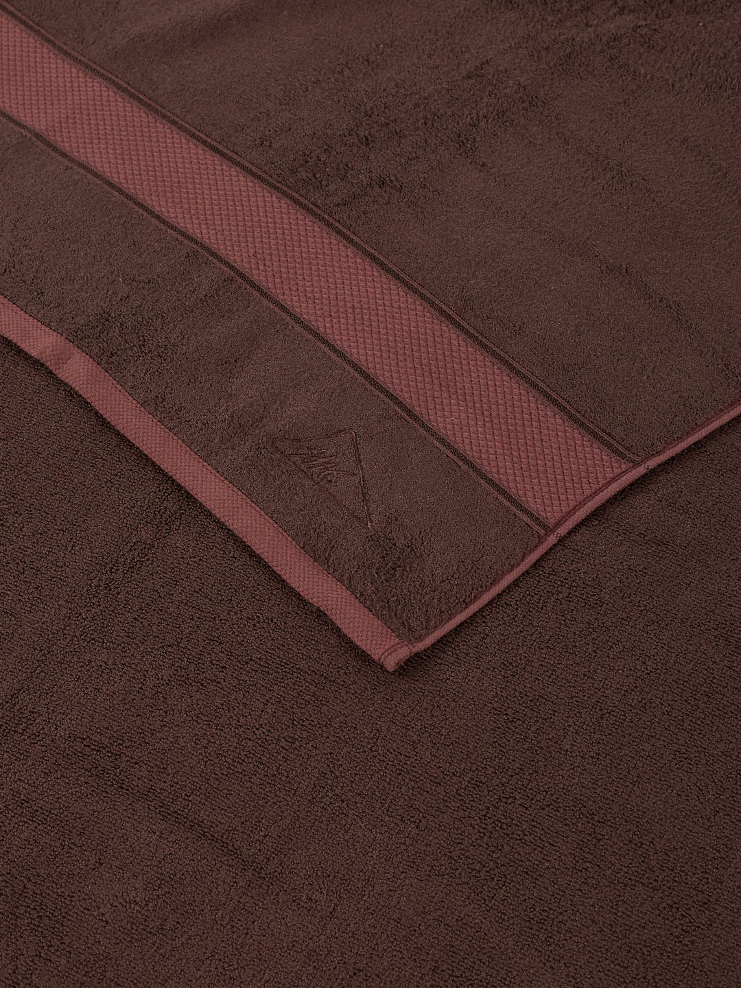 Luxury Brown Bamboo Cotton Solid 600 GSM Bath Towel Eco Bamboo 1 Pc Pvc Pack