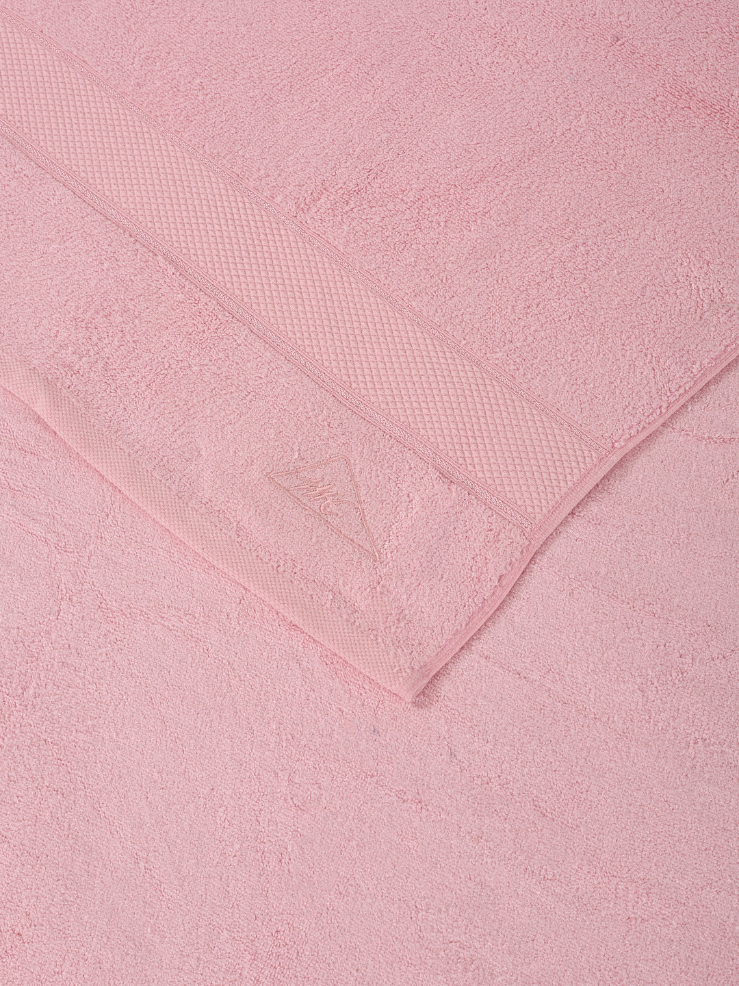 Luxury Pink Bamboo Cotton Solid 600 GSM Bath Towel Eco Bamboo 1 Pc Pvc Pack