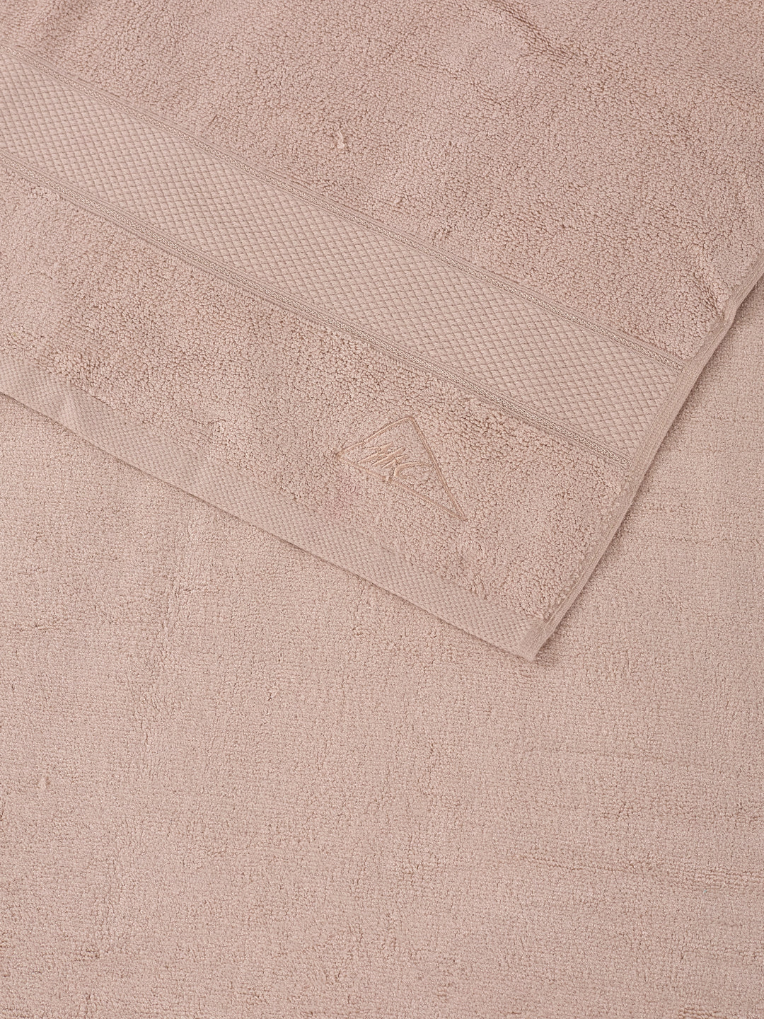 Luxury Beige Bamboo Cotton Solid 600 GSM Bath Towel Eco Bamboo 1 Pc Pvc Pack