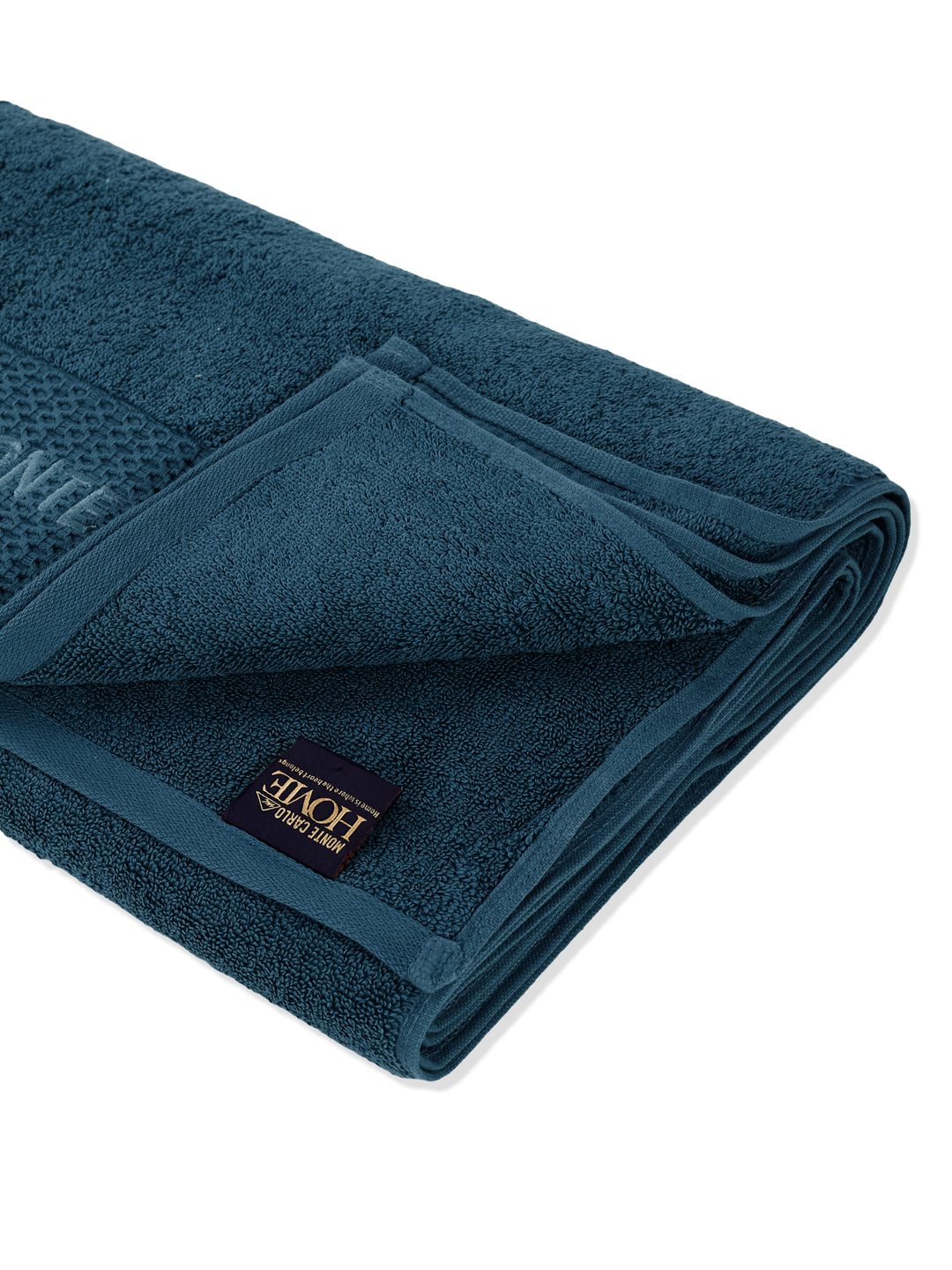 Luxury Blue 100% Cotton Solid 650 GSM Bath Towel Egyptian 1 Pc Box Pack