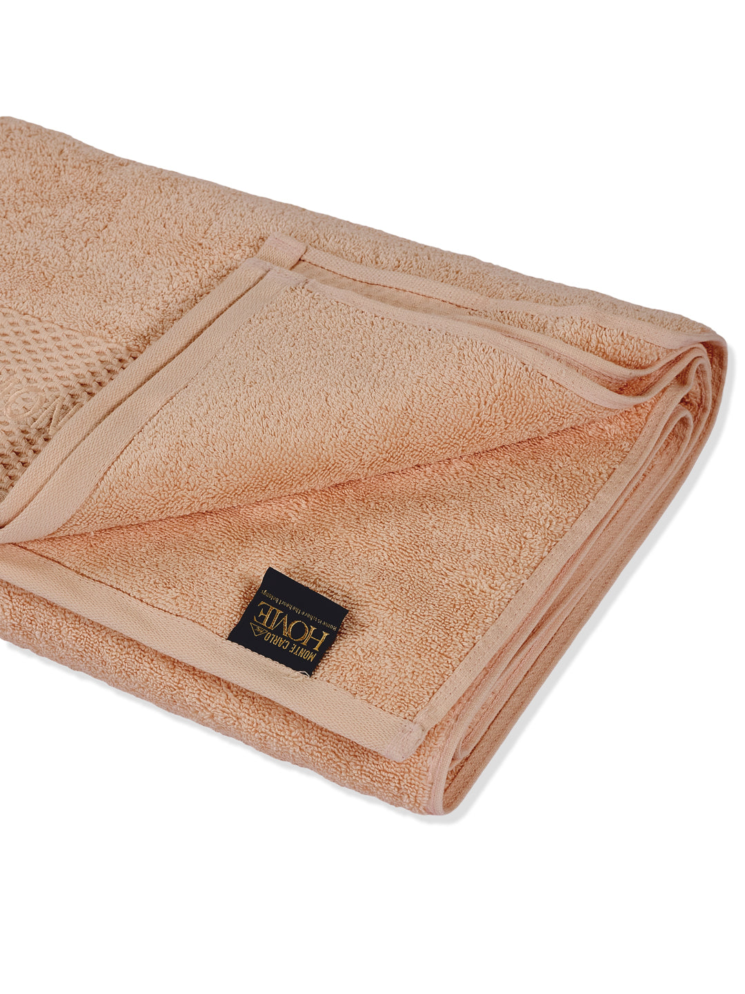Luxury Beige 100% Cotton Solid 650 GSM Bath Towel Egyptian 1 Pc Box Pack