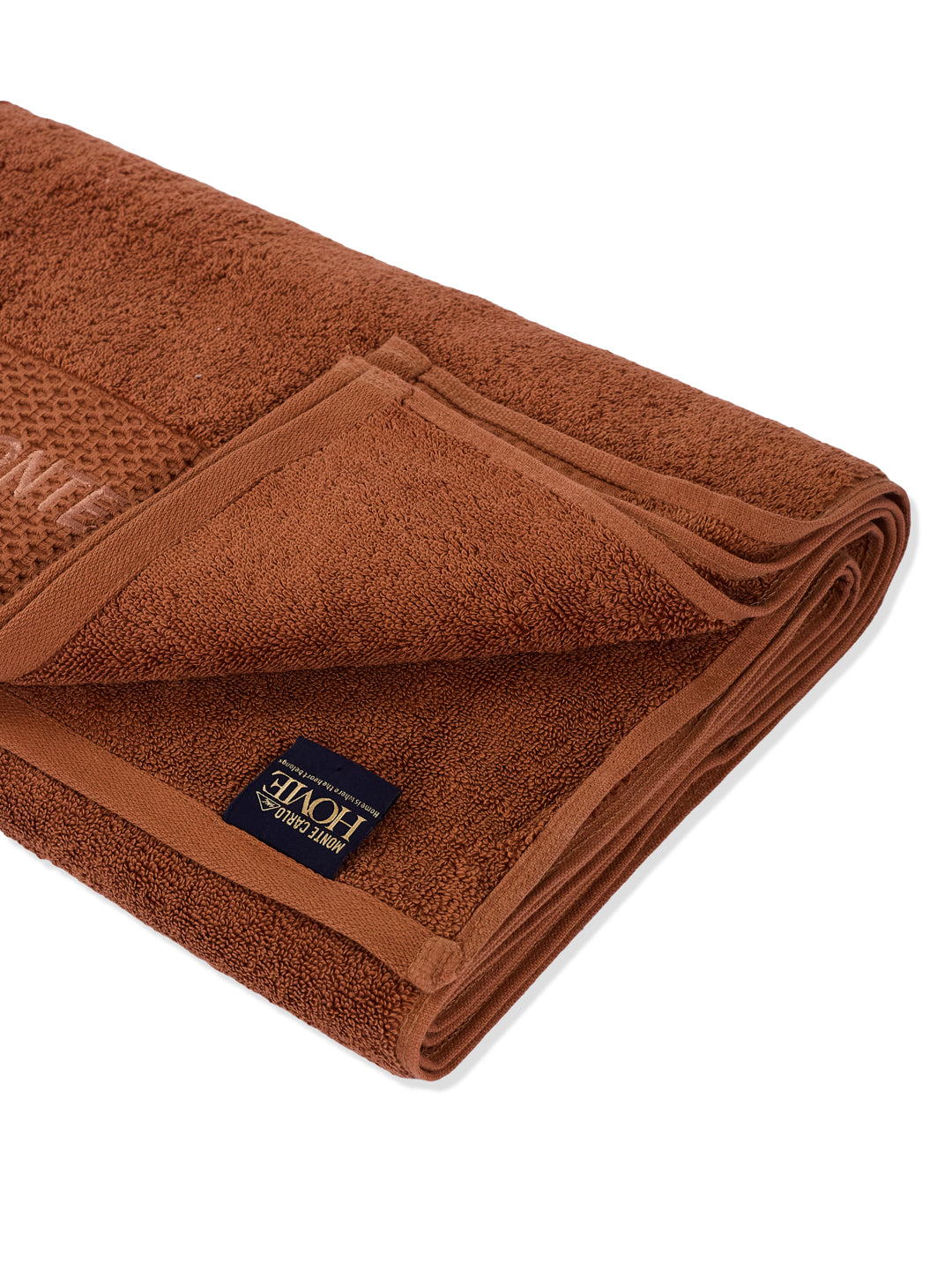 Luxury Rust 100% Cotton Solid 650 GSM Bath Towel Egyptian 1 Pc Box Pack