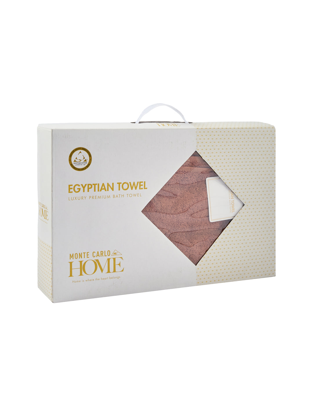 Luxury Rust 100% Cotton Solid 650 GSM Bath Towel Egyptian 1 Pc Box Pack
