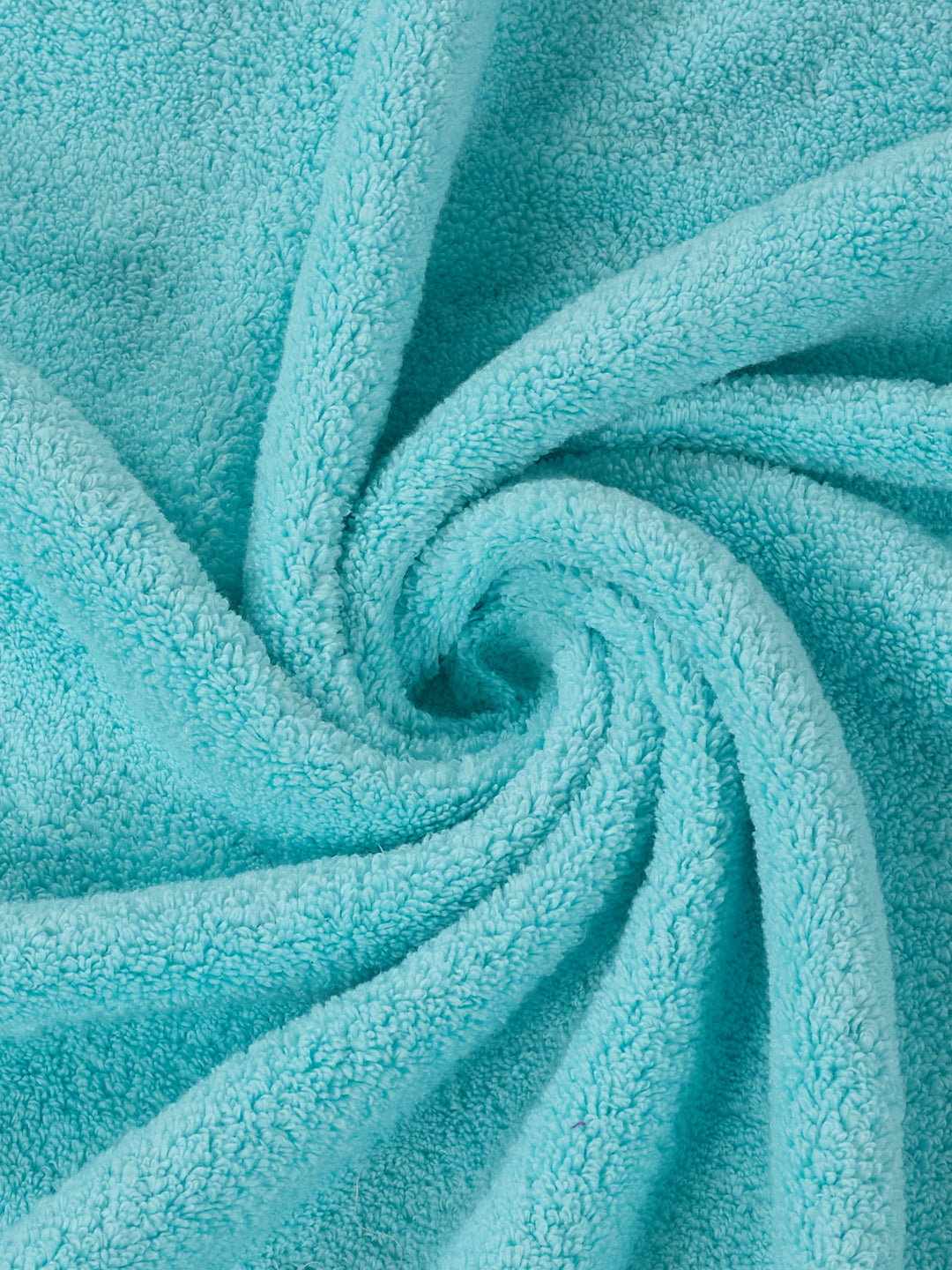 Luxury Aqua Blue 100% Cotton Solid 625 GSM Bath Towel Eusapia 1 Pc Box Pack