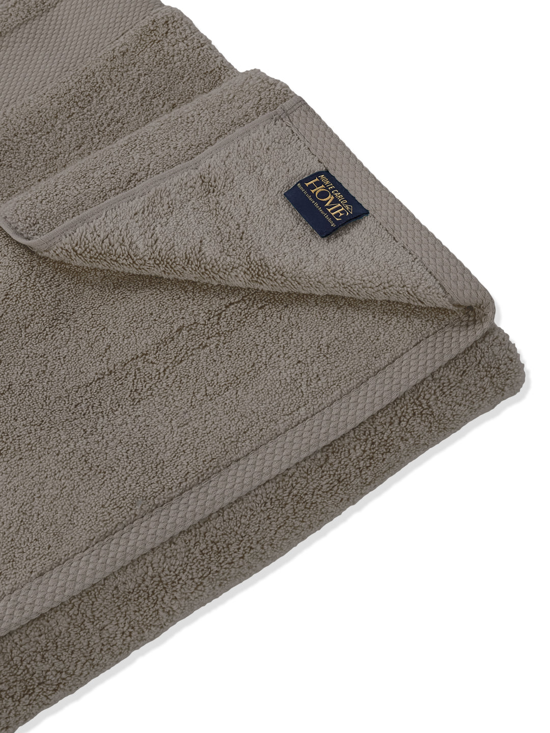 Luxury Grey 100% Cotton Solid 625 GSM Bath Towel Eusapia 1 Pc Box Pack