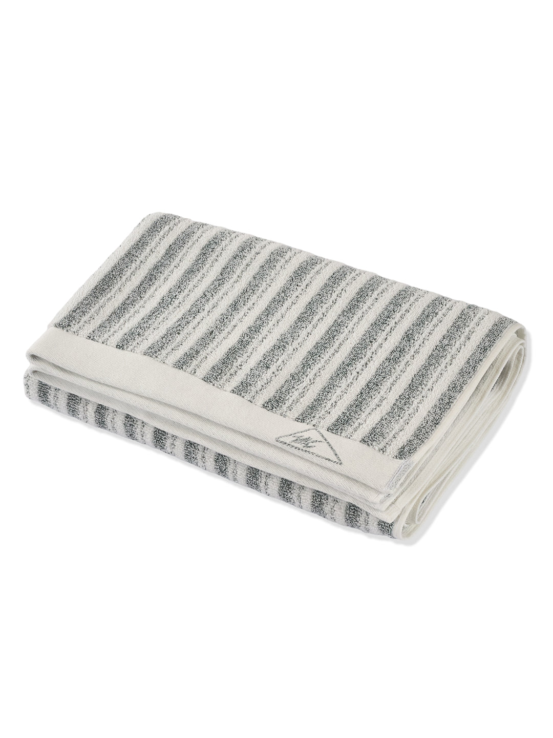 Premium Green & White Pure Cotton Self Design 500 GSM Bath Towel 1 Piece (Green Weave Collection)
