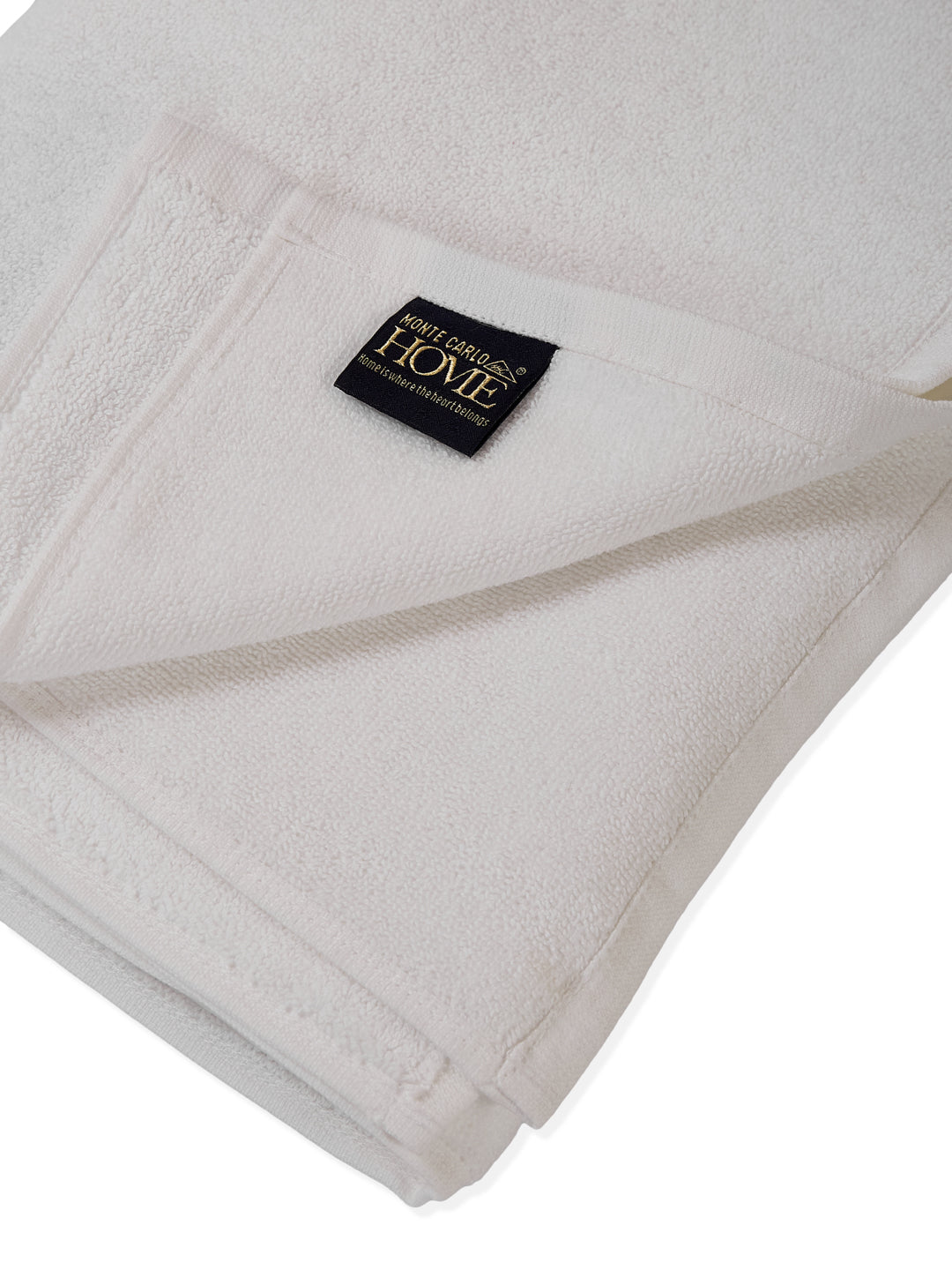 Premium White Pure Cotton Solid 550 GSM Bath Towel 2 Pc Set (Hotel Collection)
