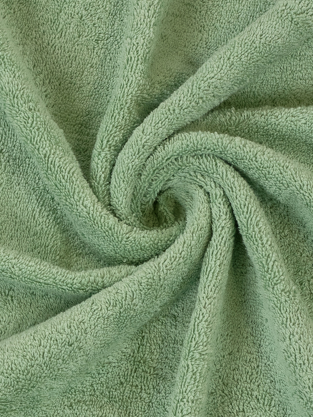 Premium Green 100% Cotton Solid 525 GSM Bath Towel Iris 1 Pc Pvc Pack
