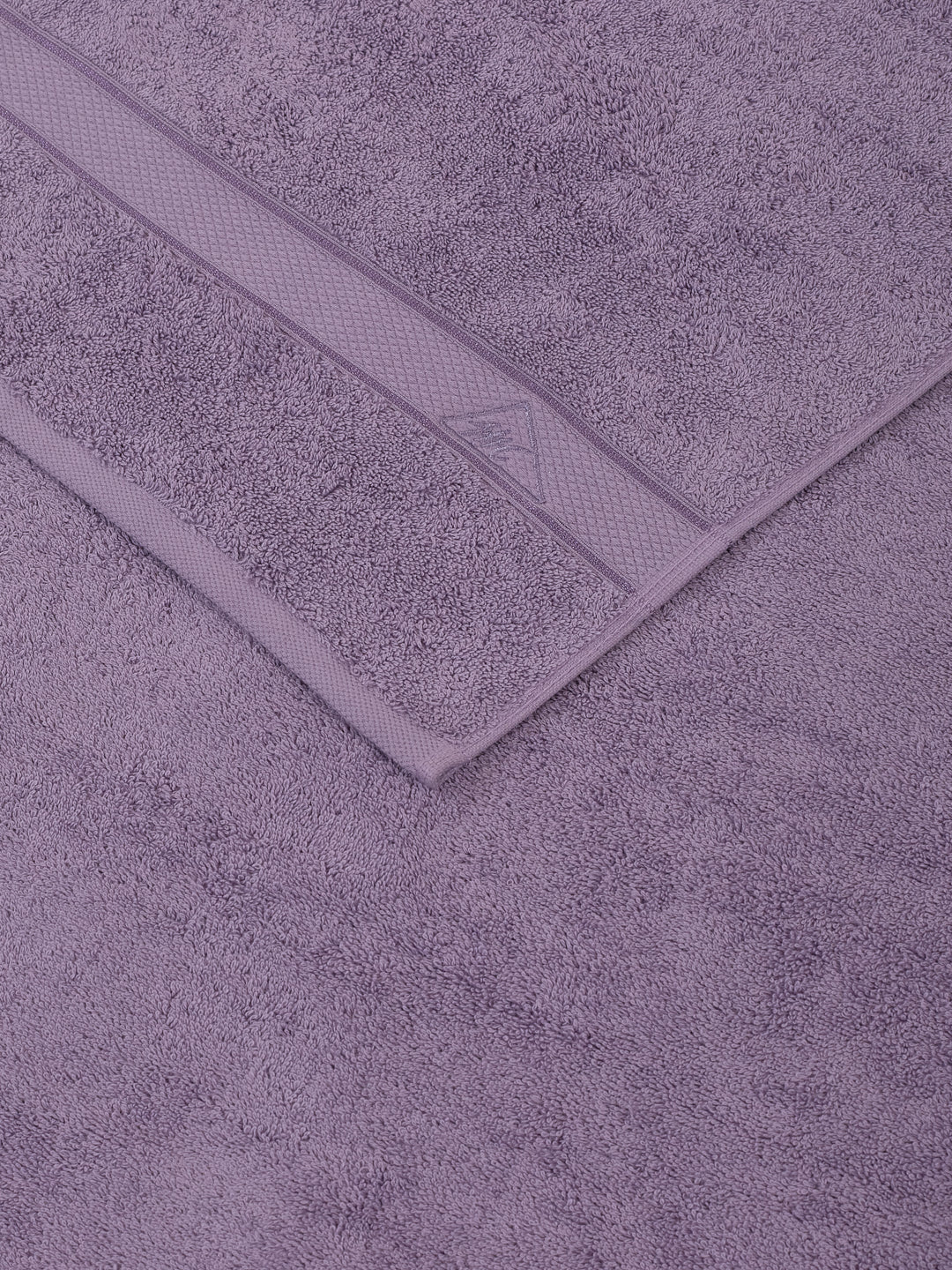 Premium Blue 100% Cotton Solid 525 GSM Bath Towel Iris 1 Pc Pvc Pack