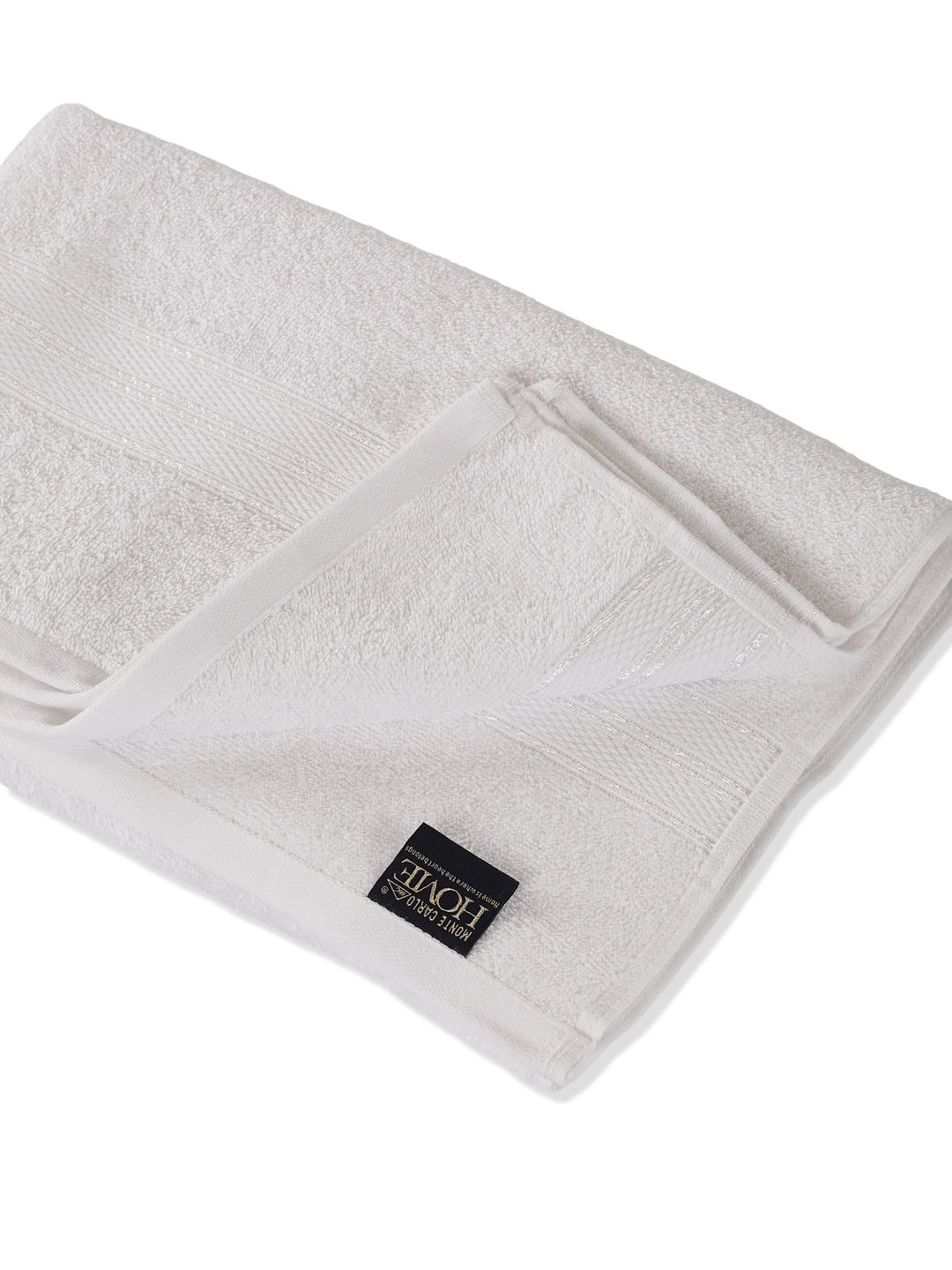 Essential White 100% Cotton Solid 400 GSM Bath Towel Jasper 1 Pc Pvc Pack