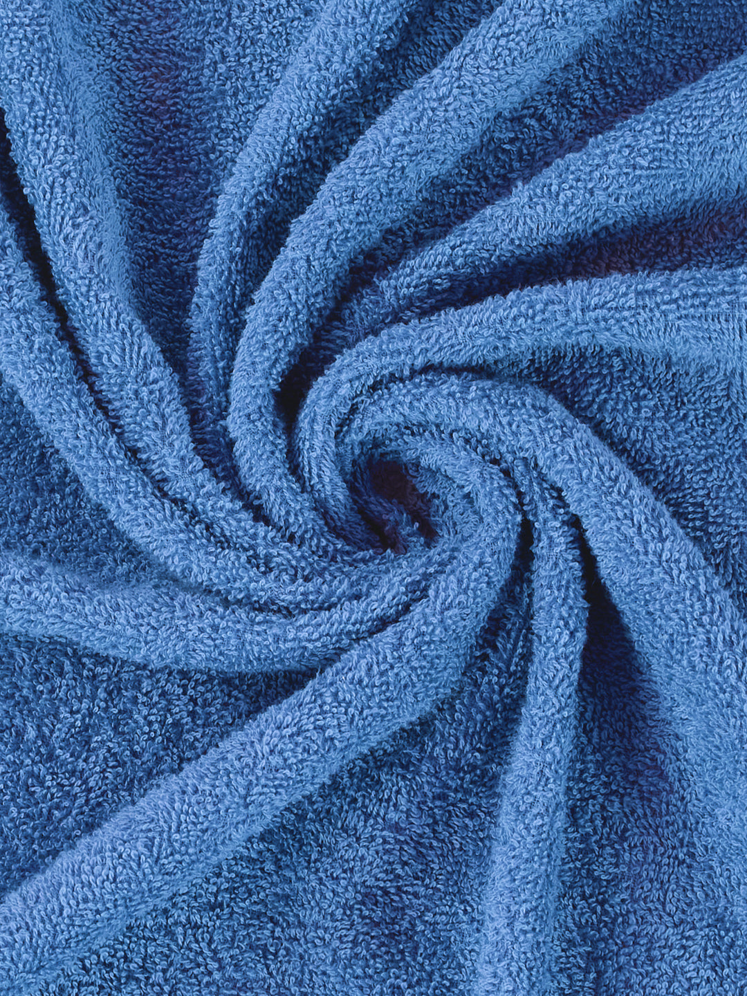 Essential Blue 100% Cotton Solid 400 GSM Bath Towel Jasper 1 Pc Pvc Pack