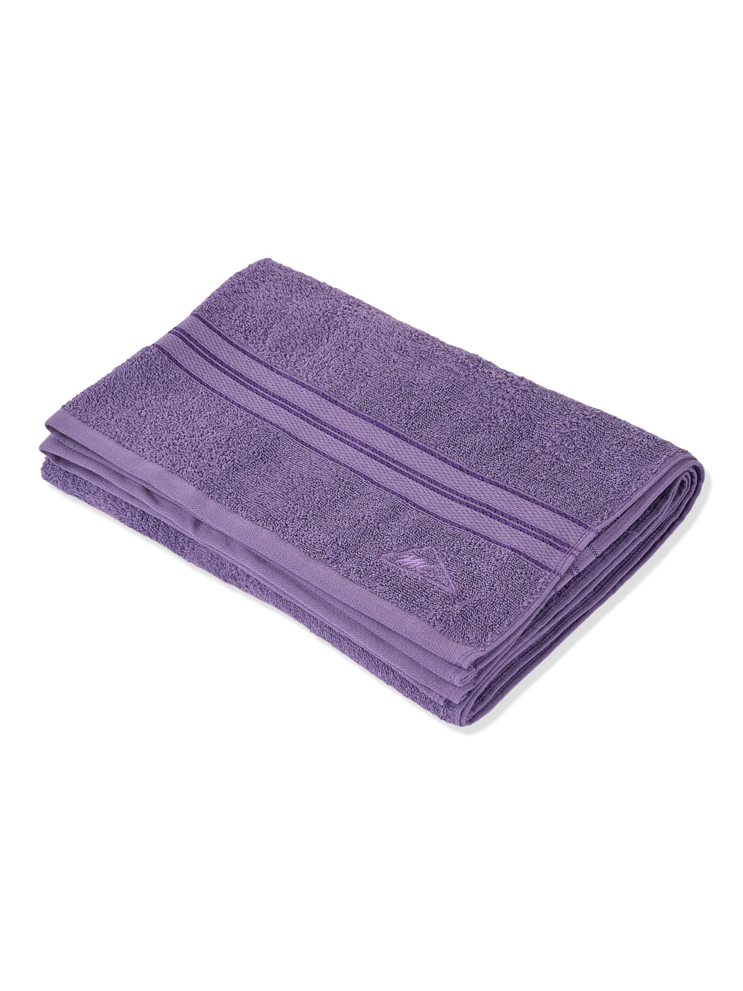 Essential Purple 100% Cotton Solid 400 GSM Bath Towel Jasper 1 Pc Pvc Pack