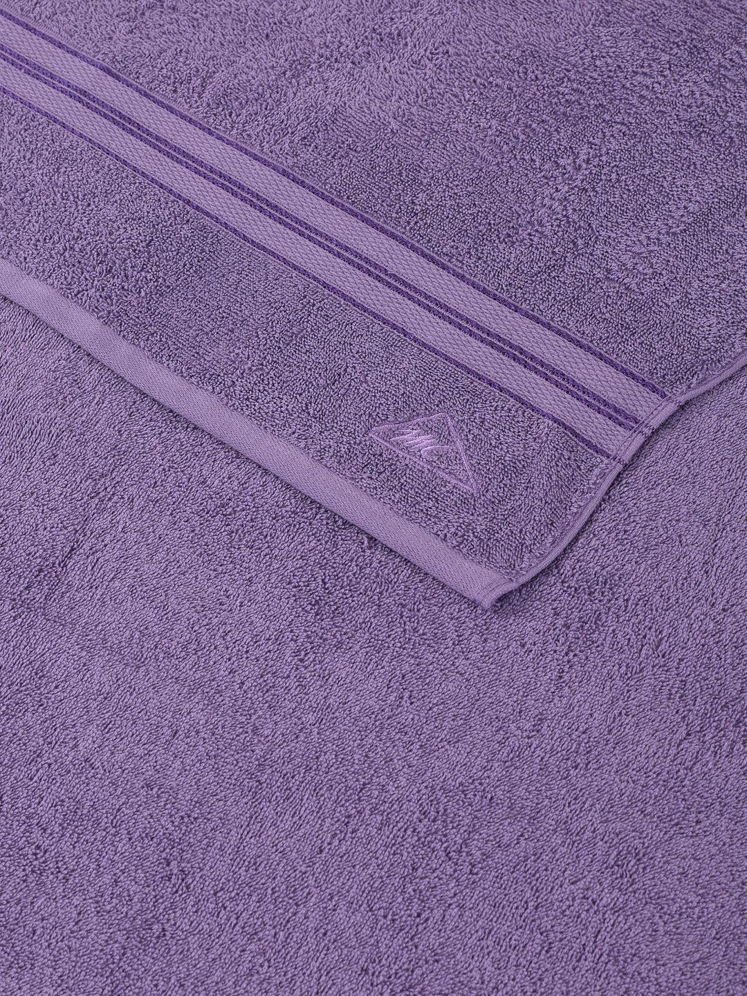 Essential Purple 100% Cotton Solid 400 GSM Bath Towel Jasper 1 Pc Pvc Pack