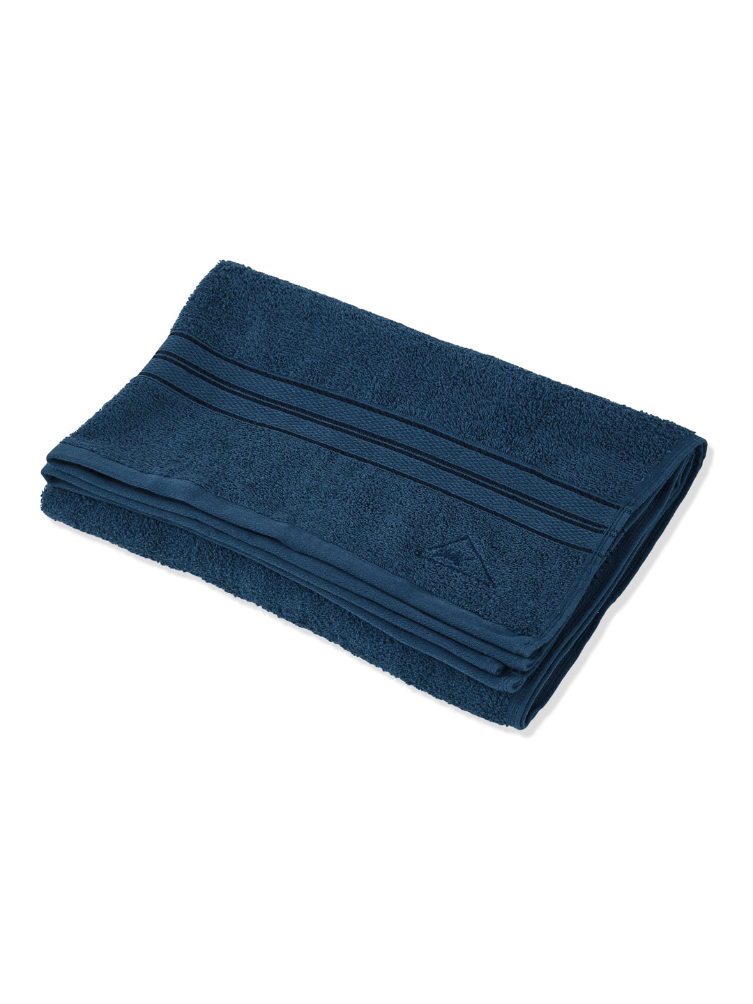 Essential Teal Blue 100% Cotton Solid 400 GSM Bath Towel Jasper 1 Pc Pvc Pack