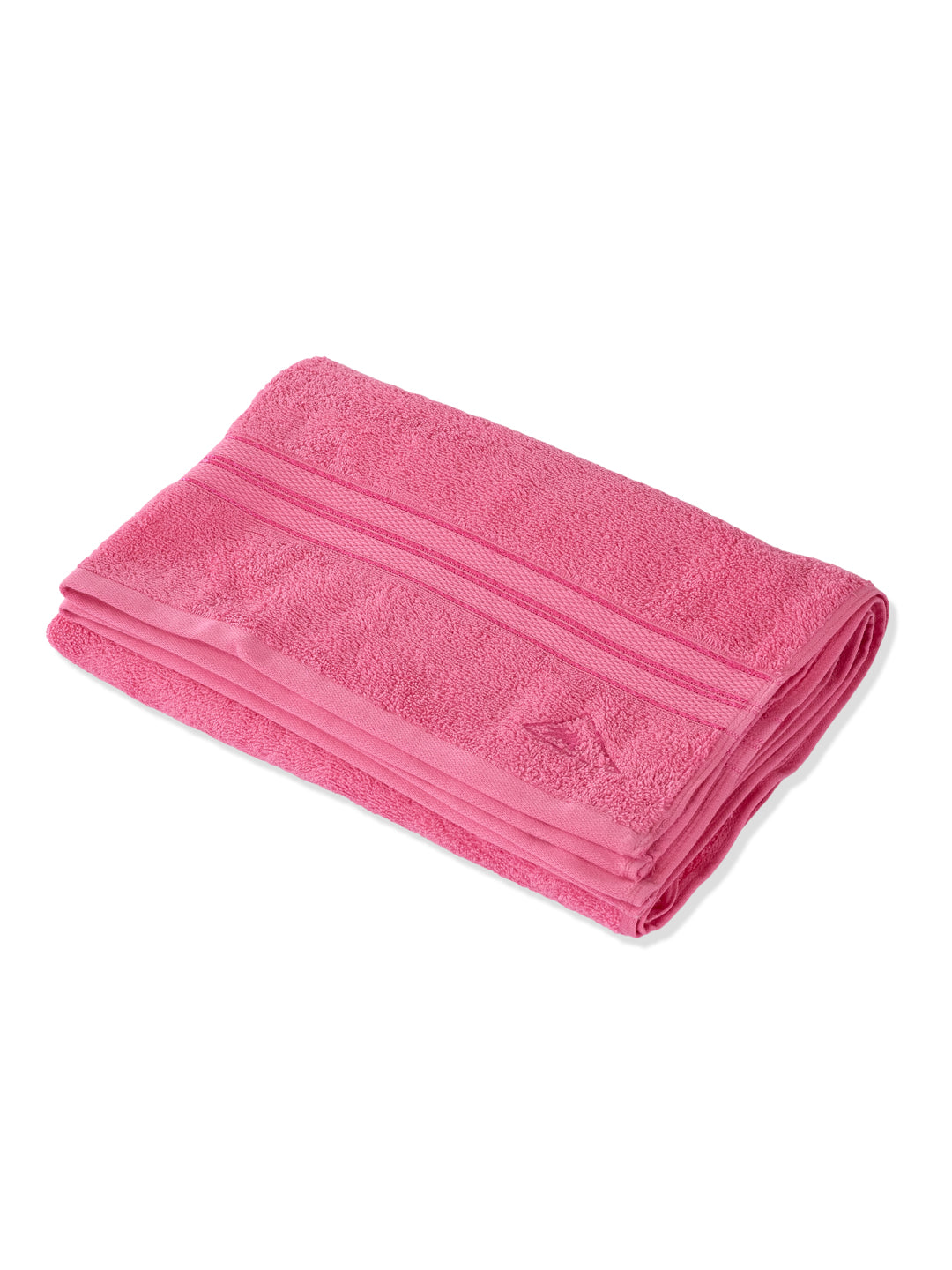 Essential Pink 100% Cotton Solid 400 GSM Bath Towel Jasper 1 Pc Pvc Pack