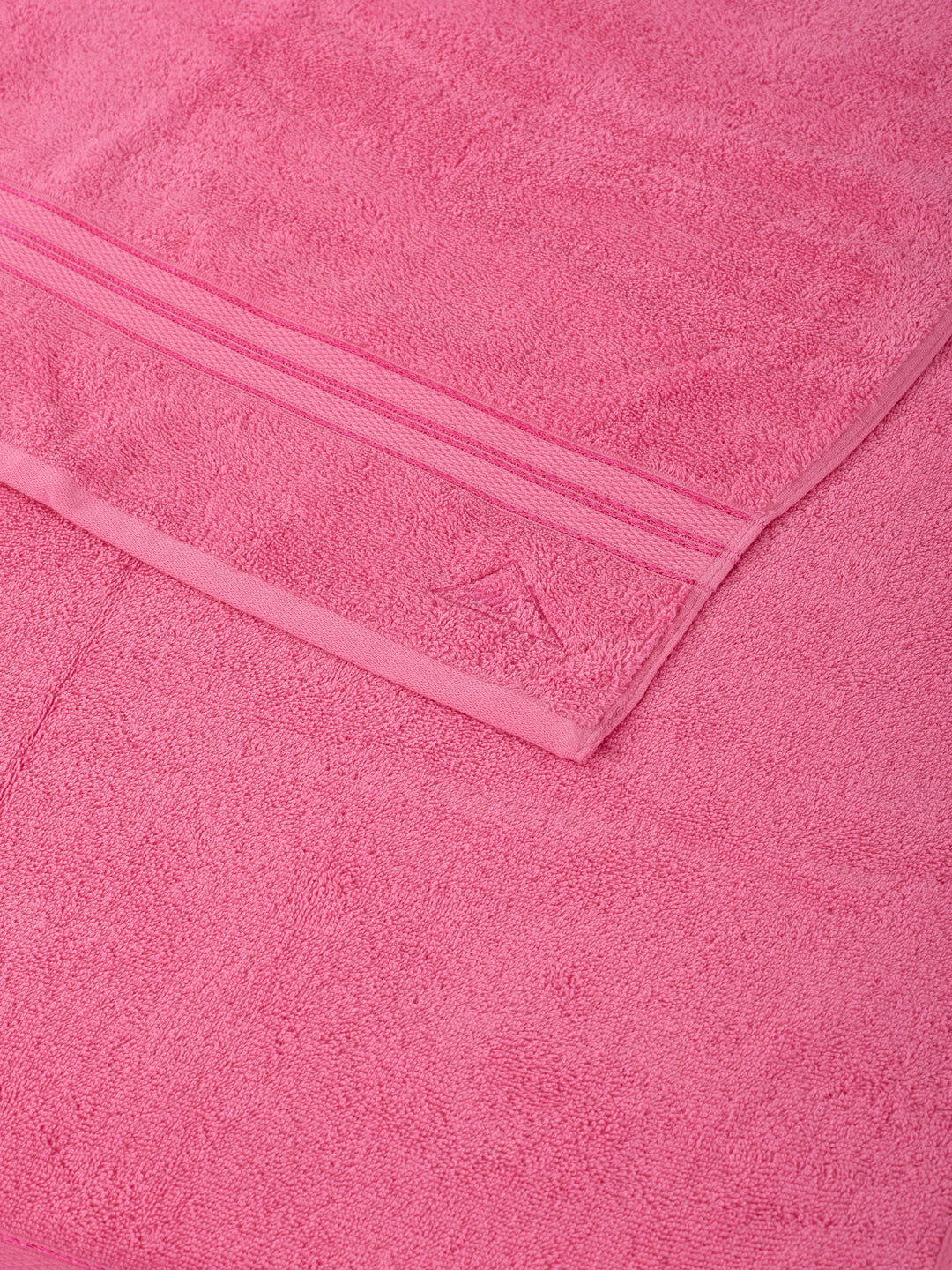 Essential Pink 100% Cotton Solid 400 GSM Bath Towel Jasper 1 Pc Pvc Pack