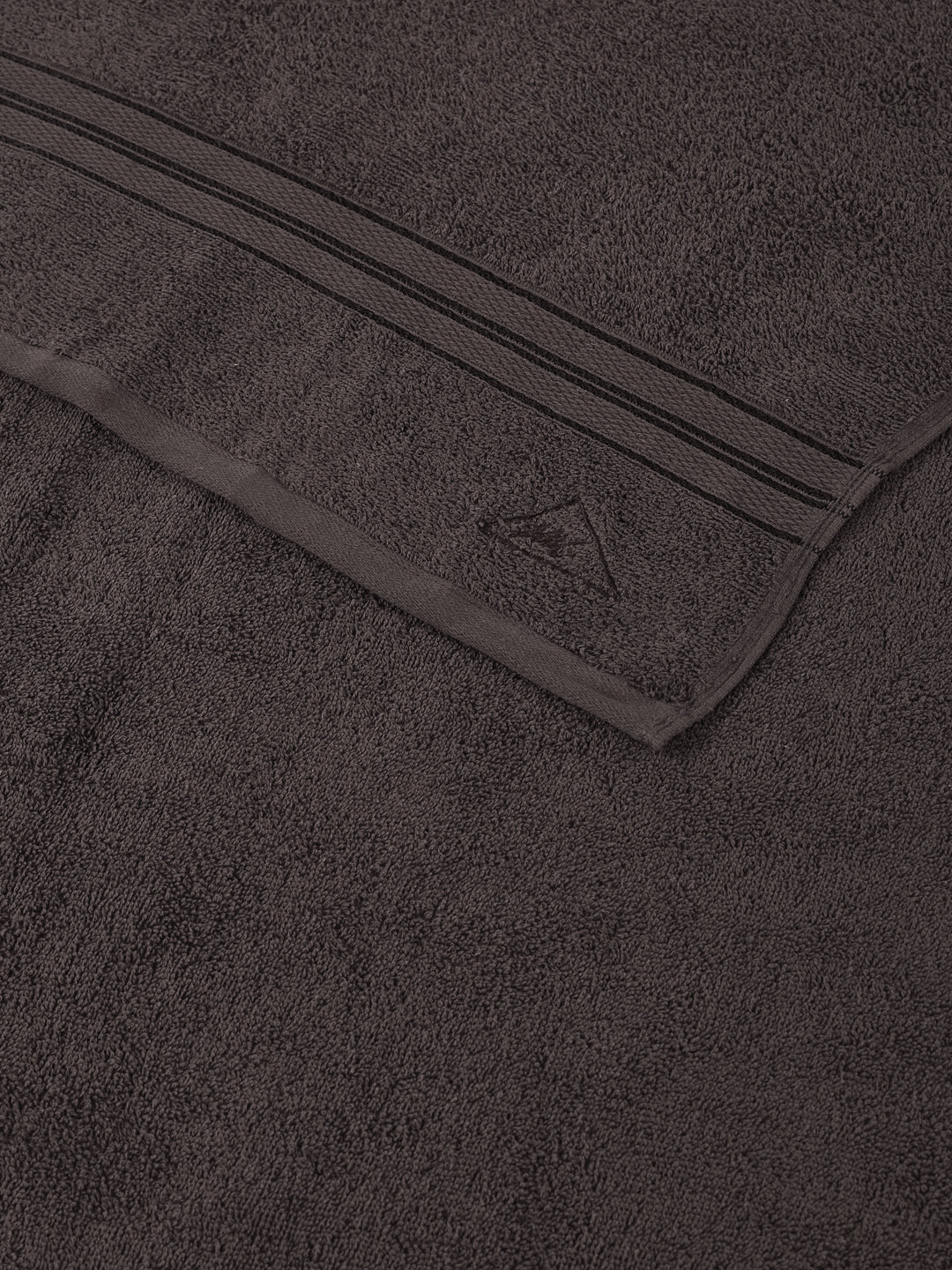 Essential Grey 100% Cotton Solid 400 GSM Bath Towel Jasper 1 Pc Pvc Pack