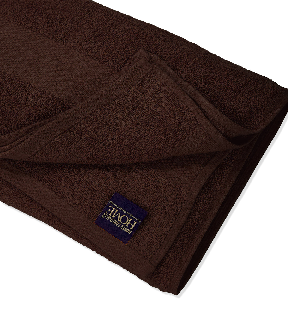 Brown Pure Cotton Solid 380 GSM Bath Towel 1 Piece (Jazz Collection)