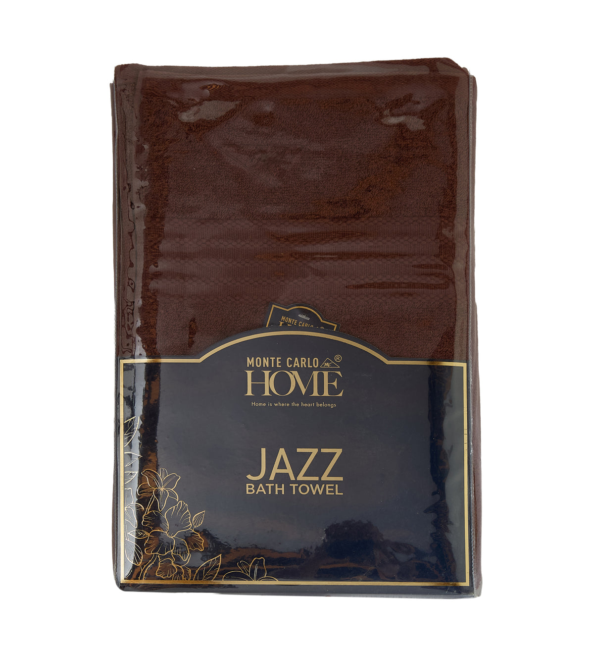 Brown Pure Cotton Solid 380 GSM Bath Towel 1 Piece (Jazz Collection)