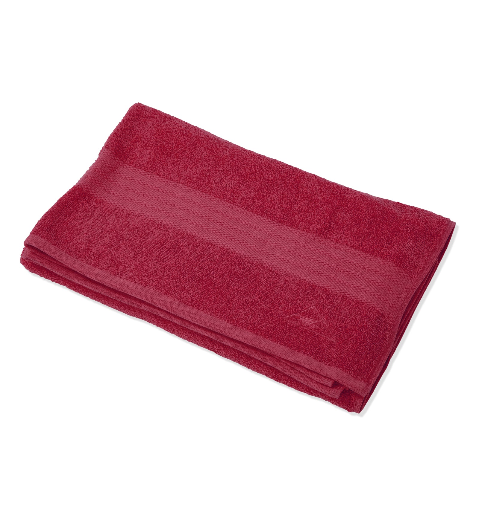 Rose Red Pure Cotton Solid 380 GSM Bath Towel 1 Piece (Jazz Collection)