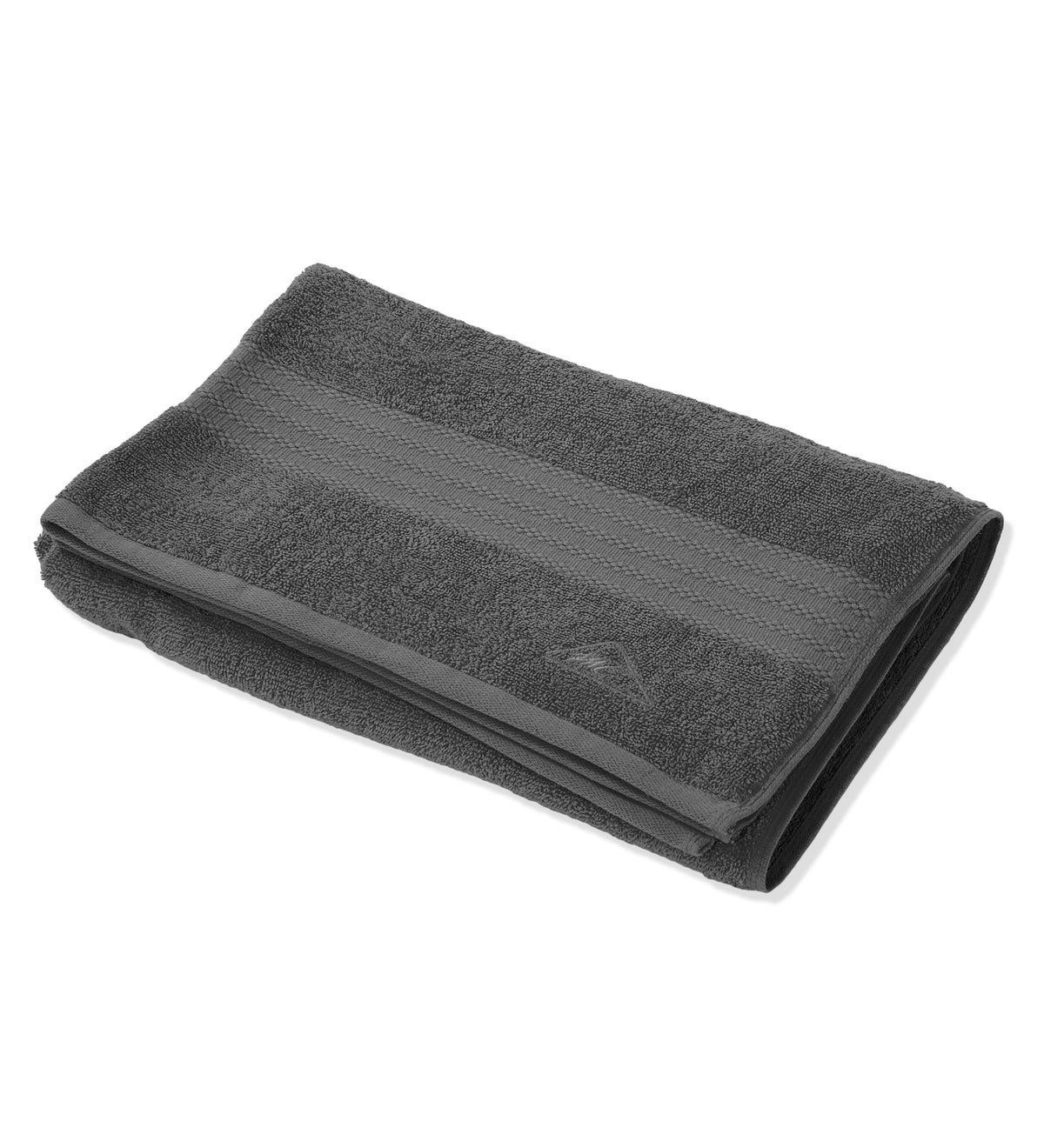 Grey Pure Cotton Solid 380 GSM Bath Towel 1 Piece (Jazz Collection)
