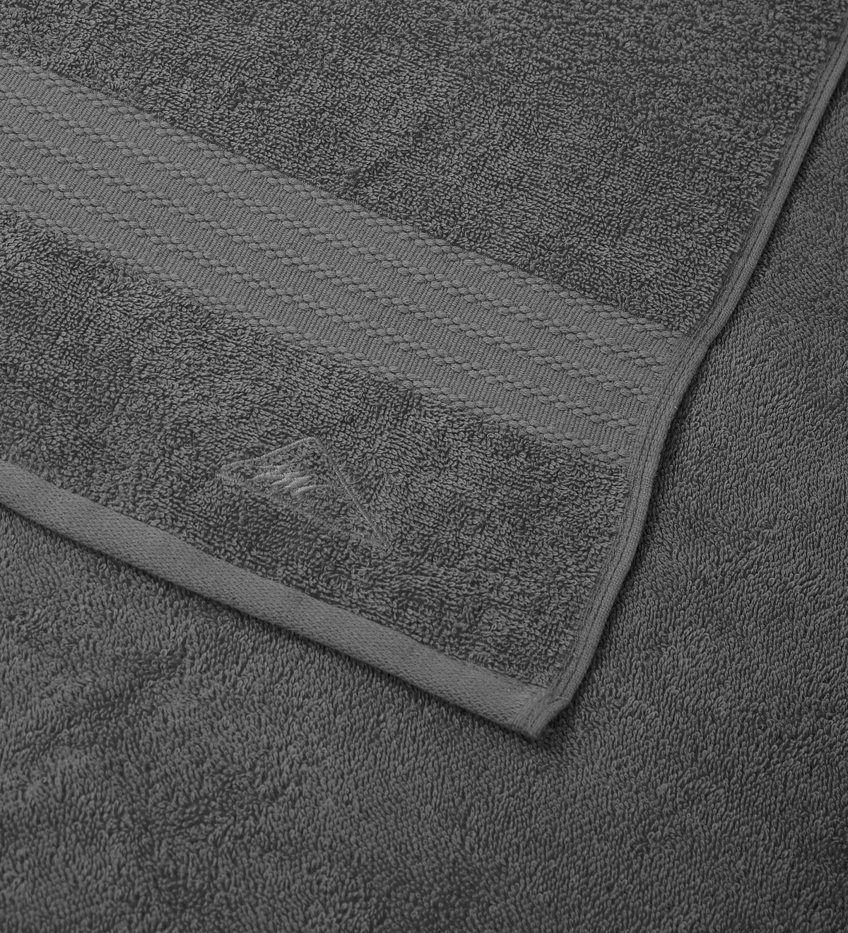 Grey Pure Cotton Solid 380 GSM Bath Towel 1 Piece (Jazz Collection)