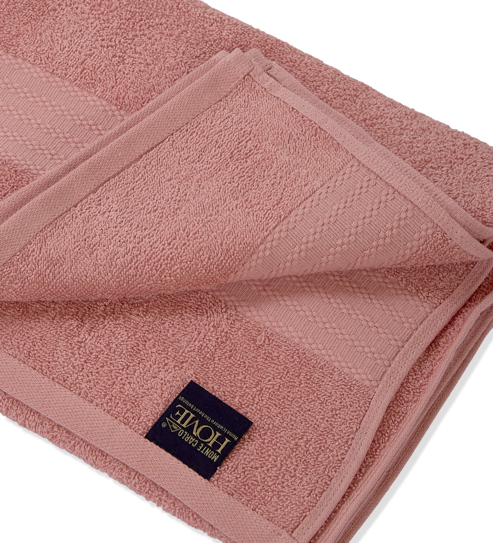 Quartz Pink Pure Cotton Solid 380 GSM Bath Towel 1 Piece (Jazz Collection)