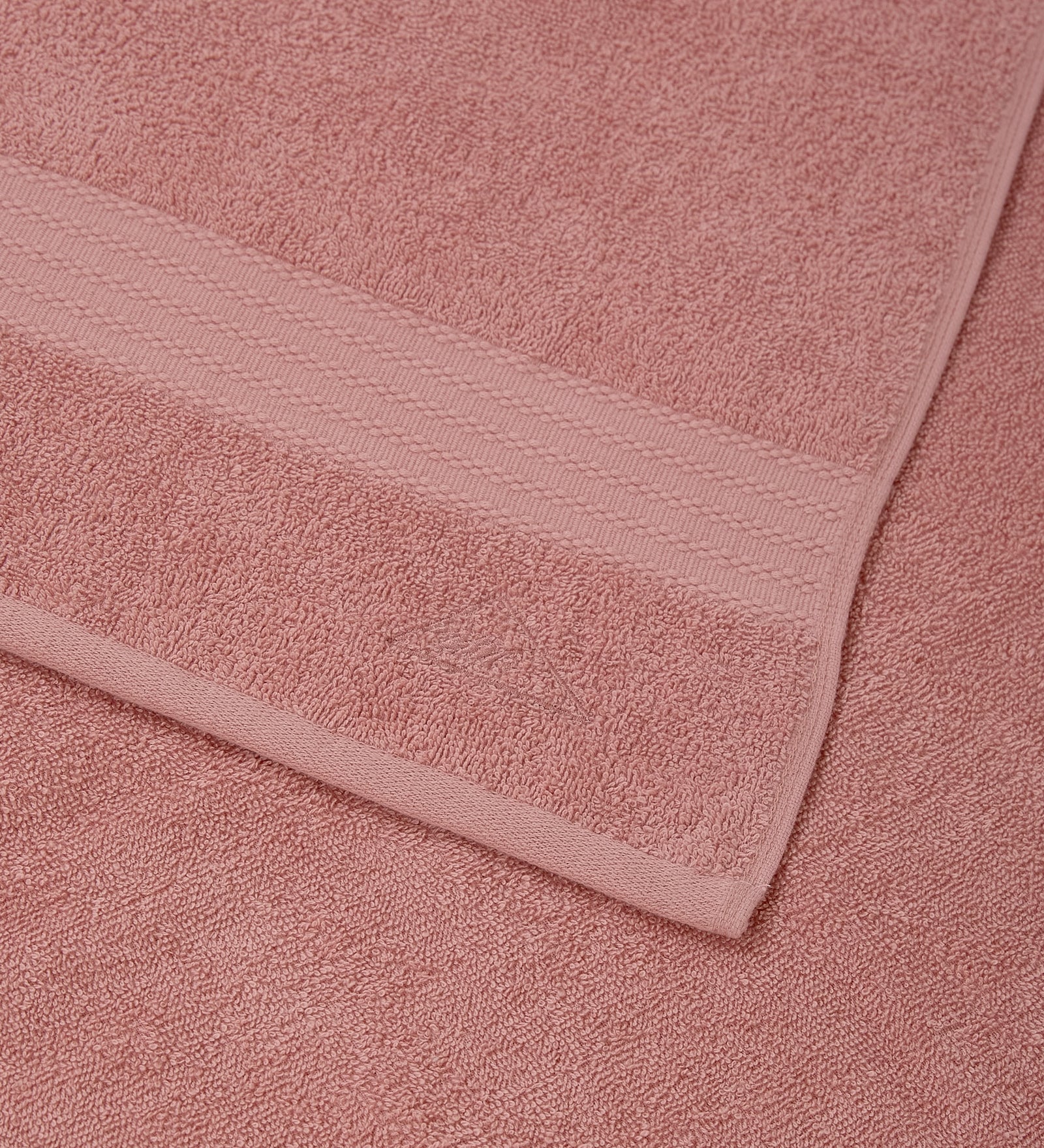 Quartz Pink Pure Cotton Solid 380 GSM Bath Towel 1 Piece (Jazz Collection)