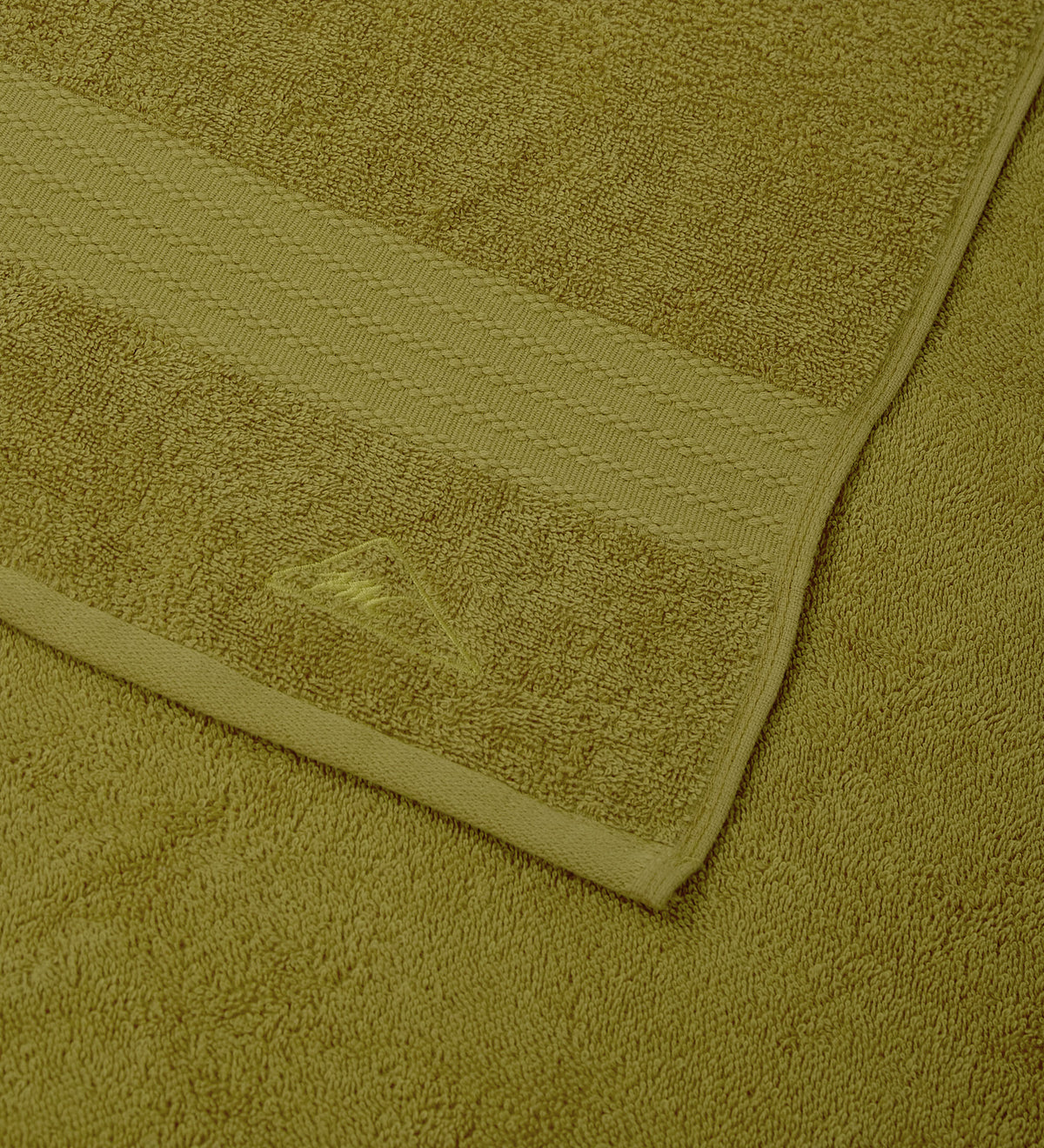 Olive Pure Cotton Solid 380 GSM Bath Towel 1 Piece (Jazz Collection)