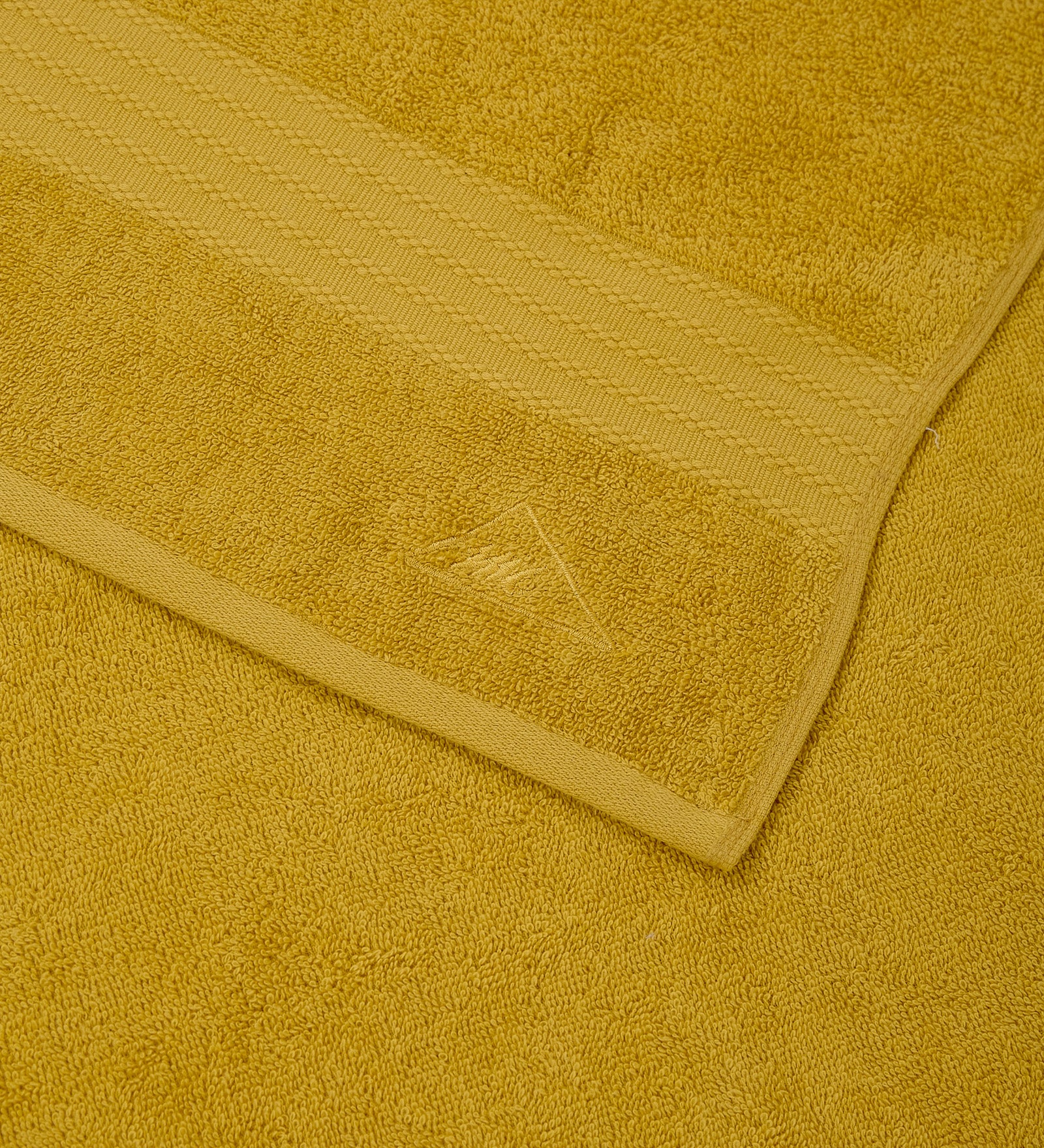 Yellow & Green Pure Cotton Solid 380 GSM Bath Towel 1 Piece (Jazz Collection)
