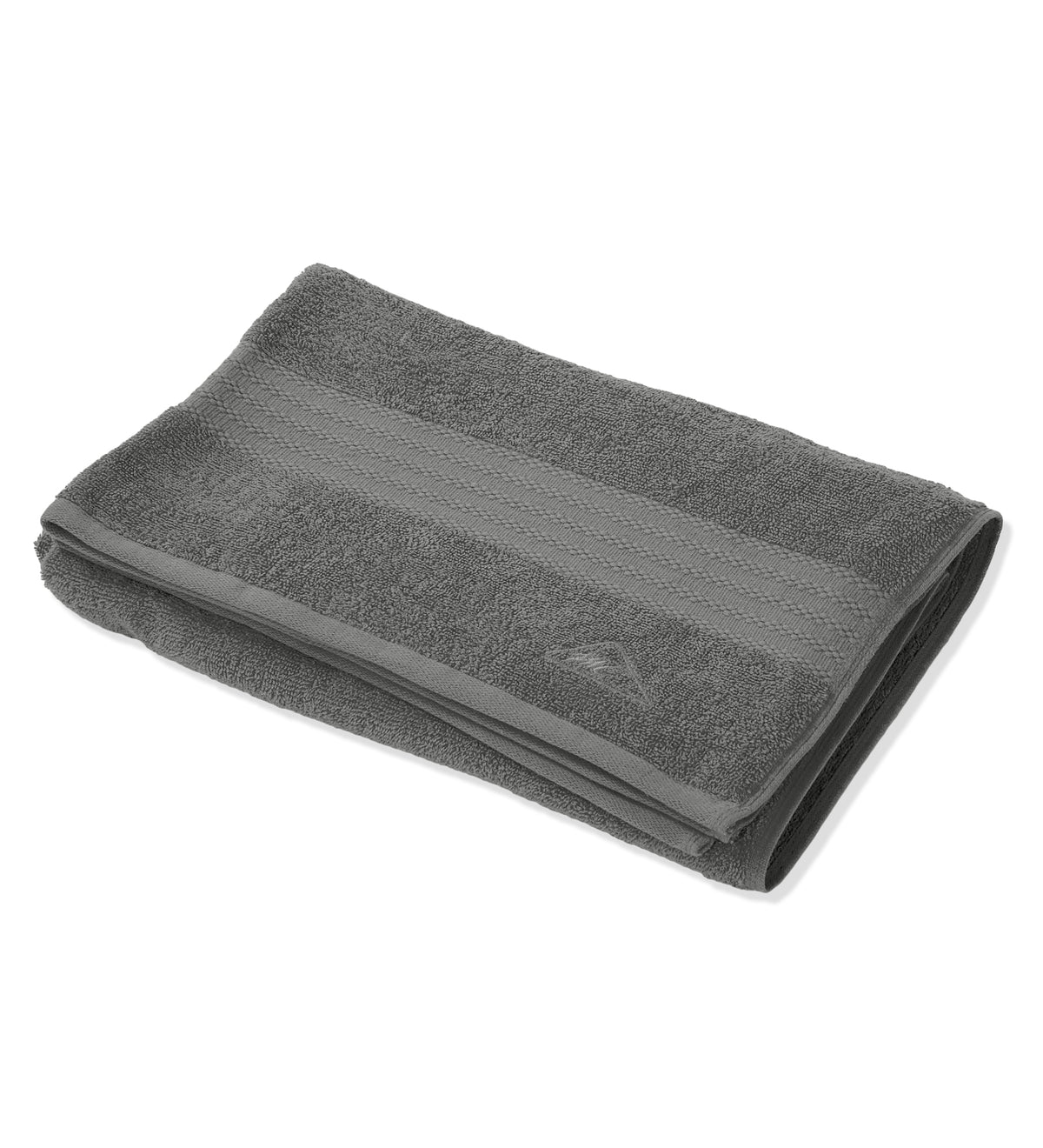 Grey Pure Cotton Solid 380 GSM Bath Towel 1 Piece (Jazz Collection)