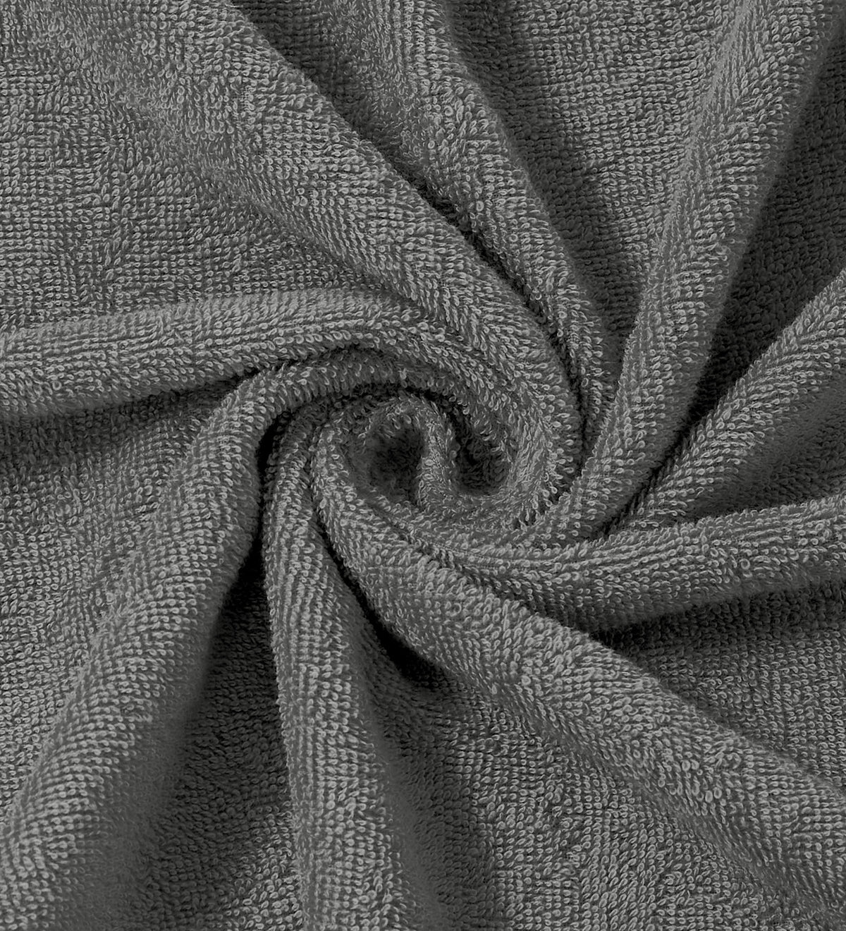 Grey Pure Cotton Solid 380 GSM Bath Towel 1 Piece (Jazz Collection)
