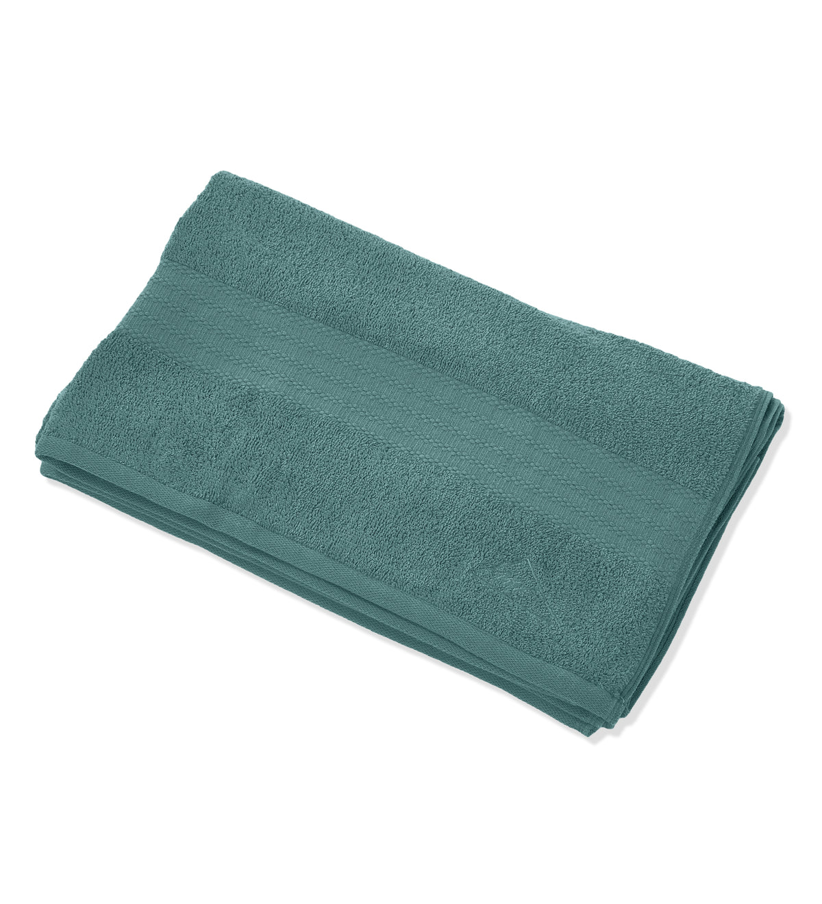 Turquoise Blue Pure Cotton Solid 380 GSM Bath Towel 1 Piece (Jazz Collection)