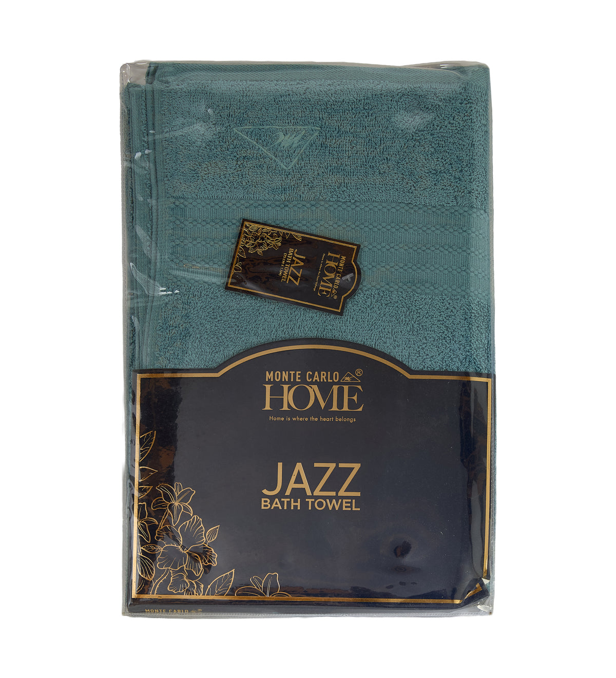 Turquoise Blue Pure Cotton Solid 380 GSM Bath Towel 1 Piece (Jazz Collection)