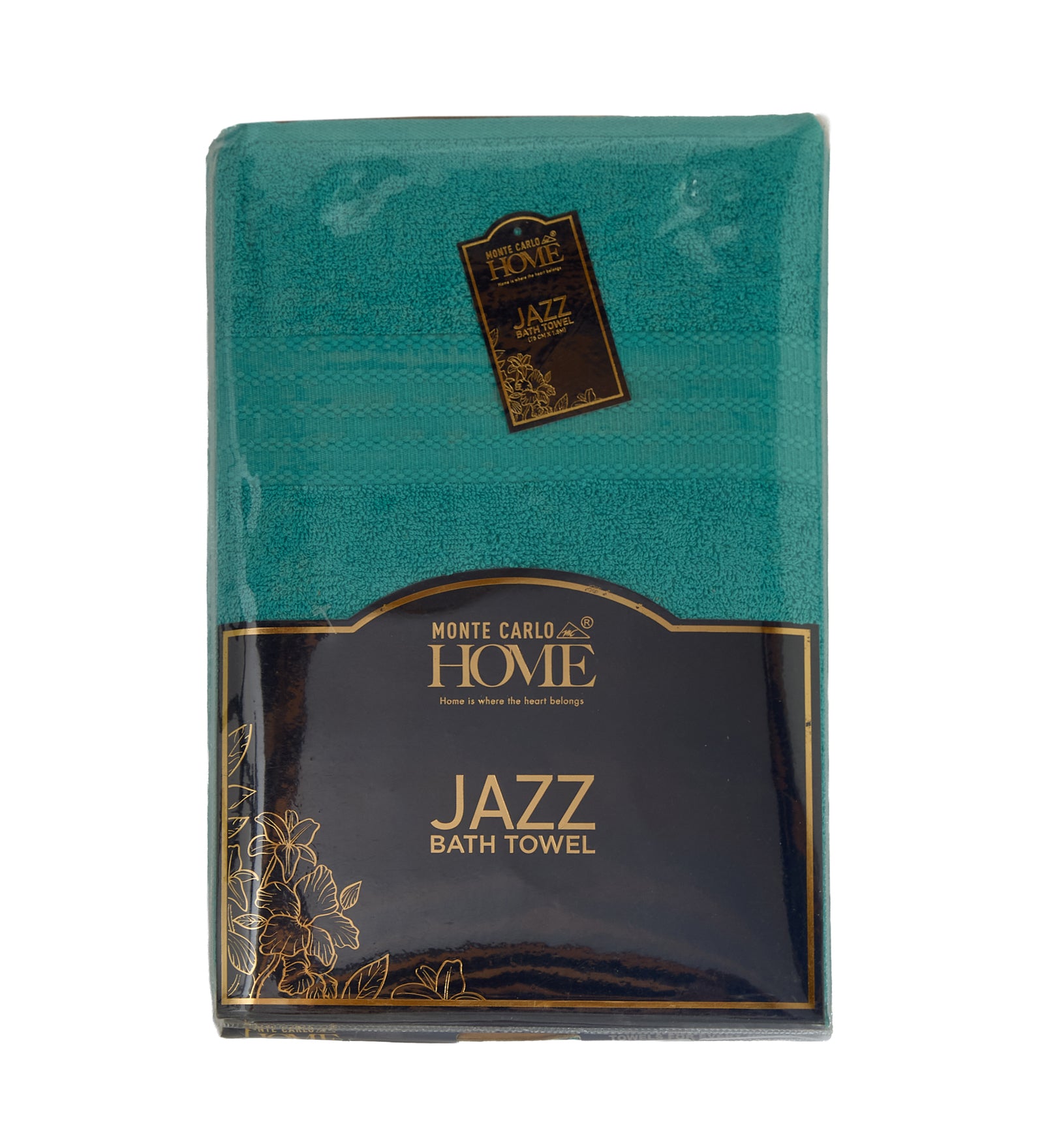 Sea Green Pure Cotton Solid 380 GSM Bath Towel 1 Piece (Jazz Collection)