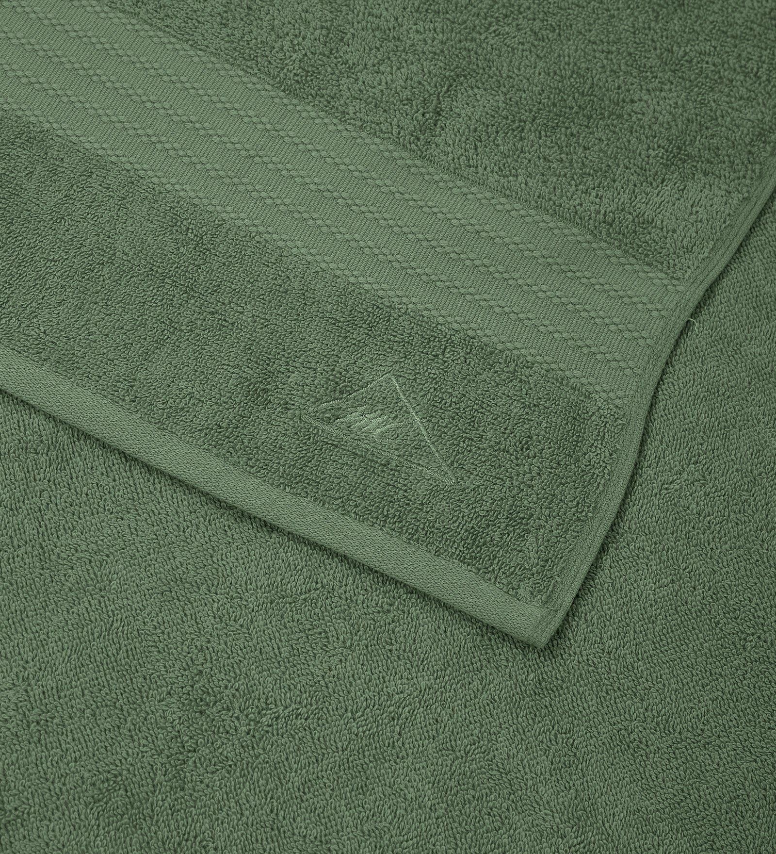Green Pure Cotton Solid 380 GSM Bath Towel 1 Piece (Jazz Collection)