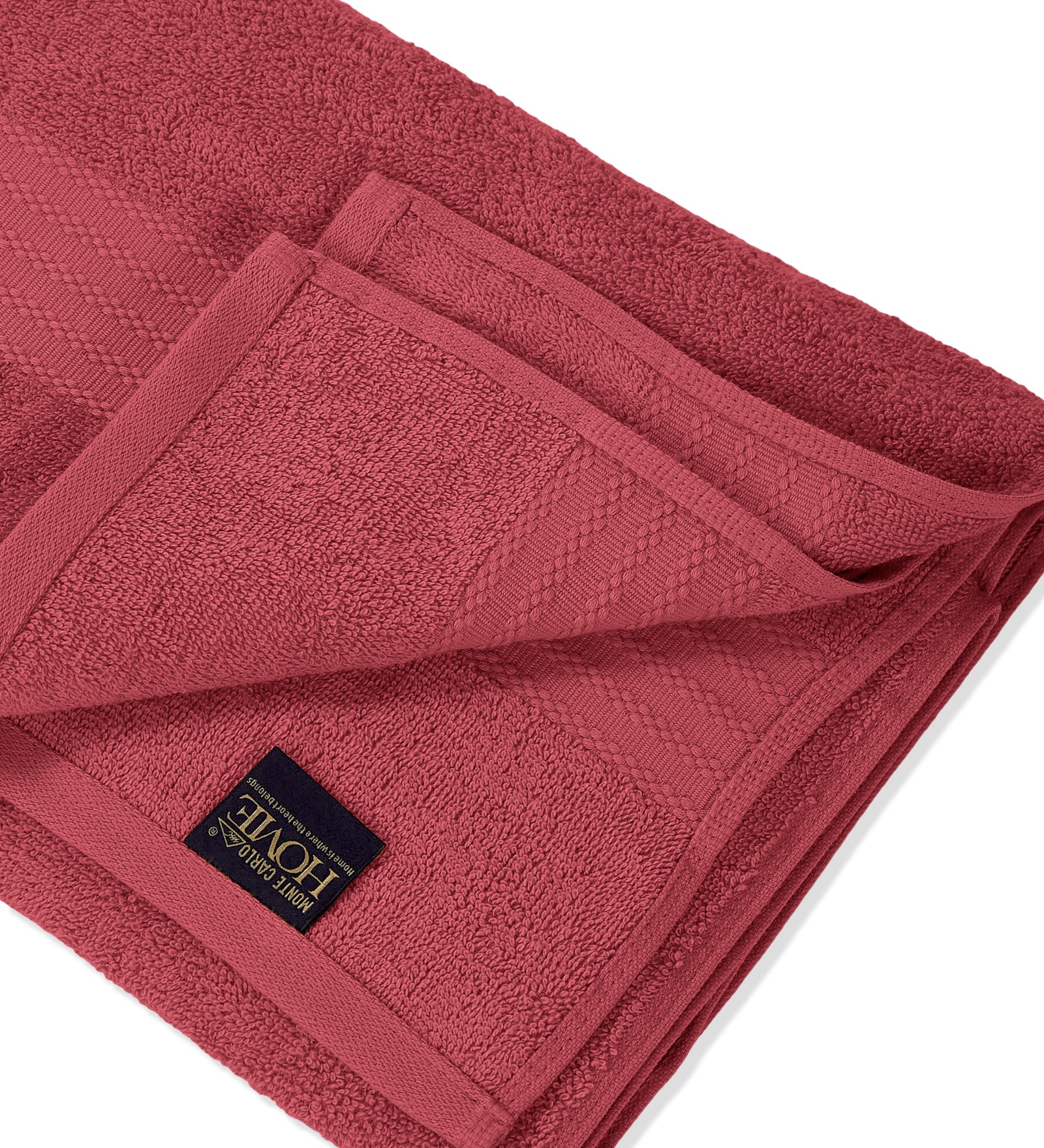 Pink Pure Cotton Solid 380 GSM Bath Towel 1 Piece (Jazz Collection)