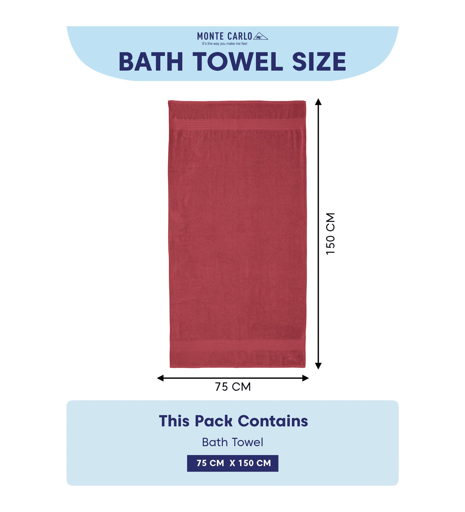 Pink Pure Cotton Solid 380 GSM Bath Towel 1 Piece (Jazz Collection)
