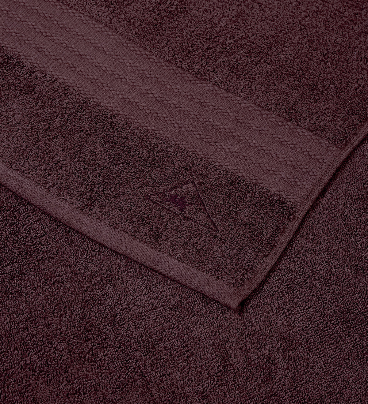 Maroon Pure Cotton Solid 380 GSM Bath Towel 1 Piece (Jazz Collection)