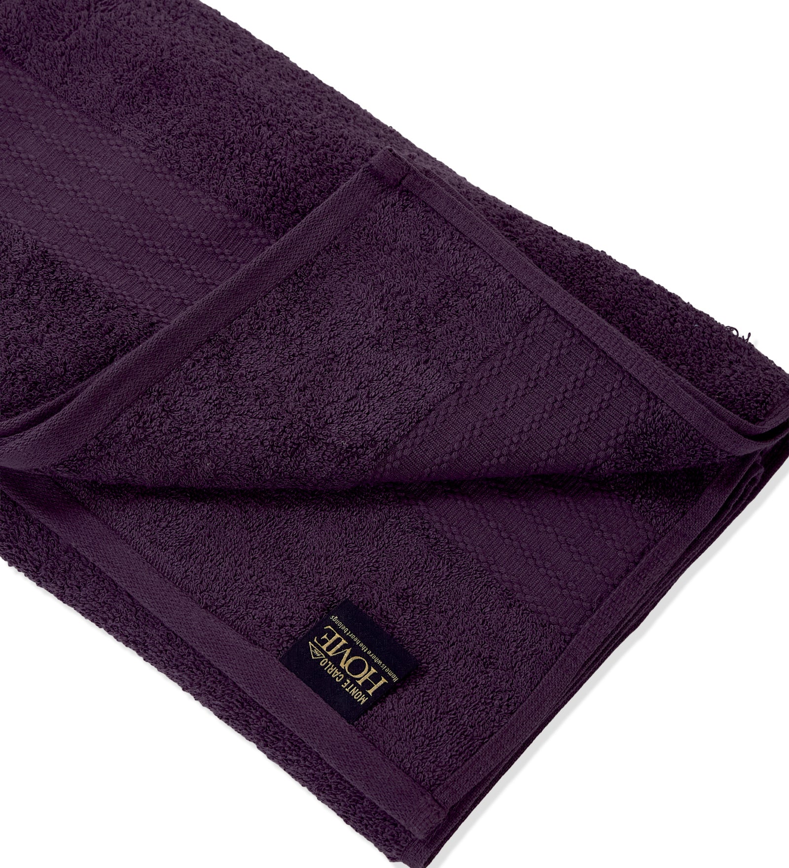 Purple Pure Cotton Solid 380 GSM Bath Towel 1 Piece (Jazz Collection)