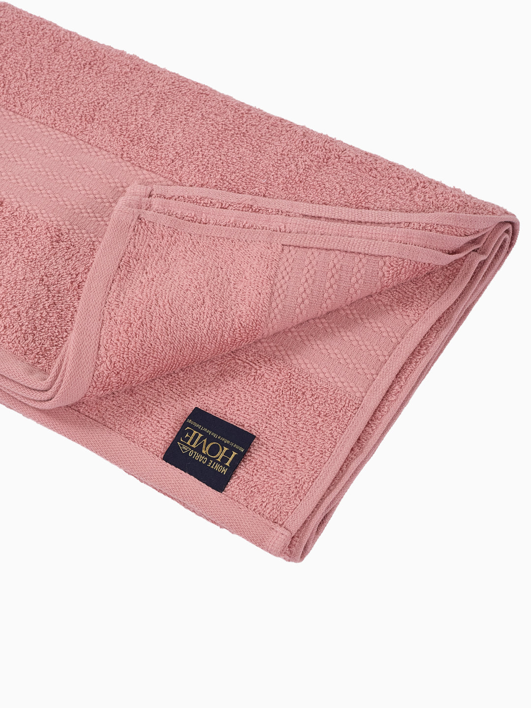 Quartz Pink 100% Cotton Solid 380 GSM Bath Towel Jazz 4 Pc Set Gifting Box Pack