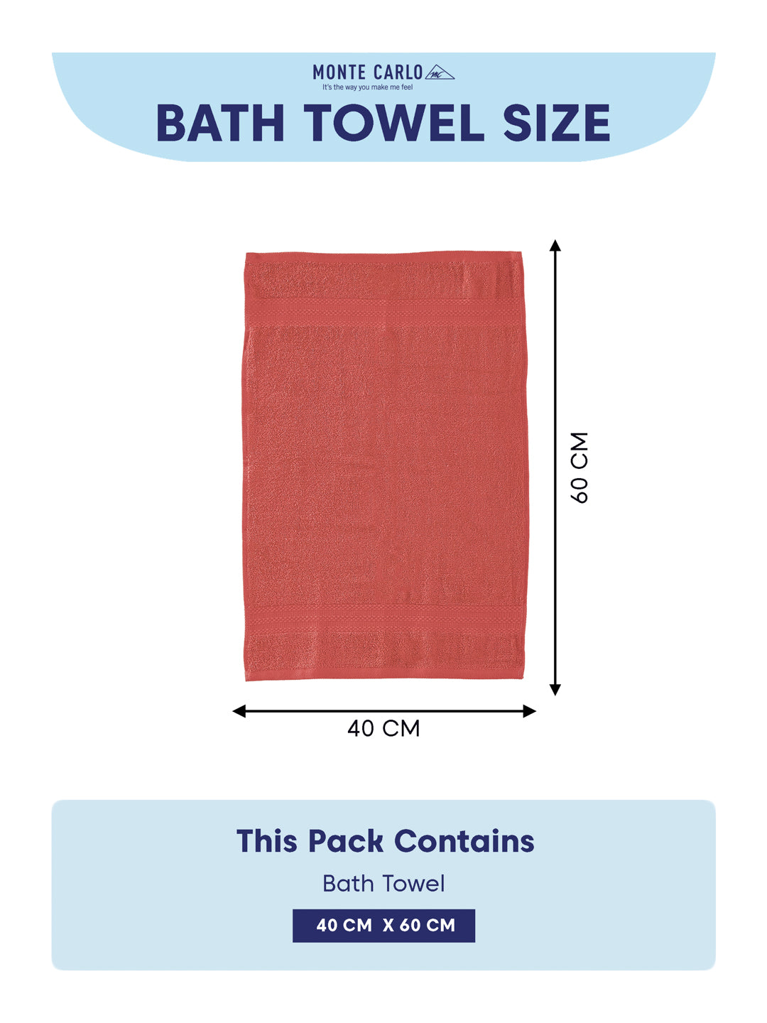 Peach Pink 100% Cotton Solid 380 GSM Bath Towel Jazz 4 Pc Set Gifting Box Pack