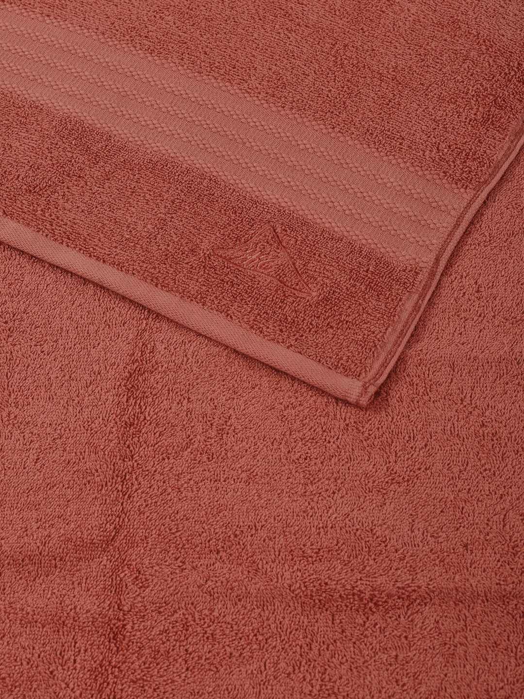 Peach Pink 100% Cotton Solid 380 GSM Bath Towel Jazz 4 Pc Set Gifting Box Pack