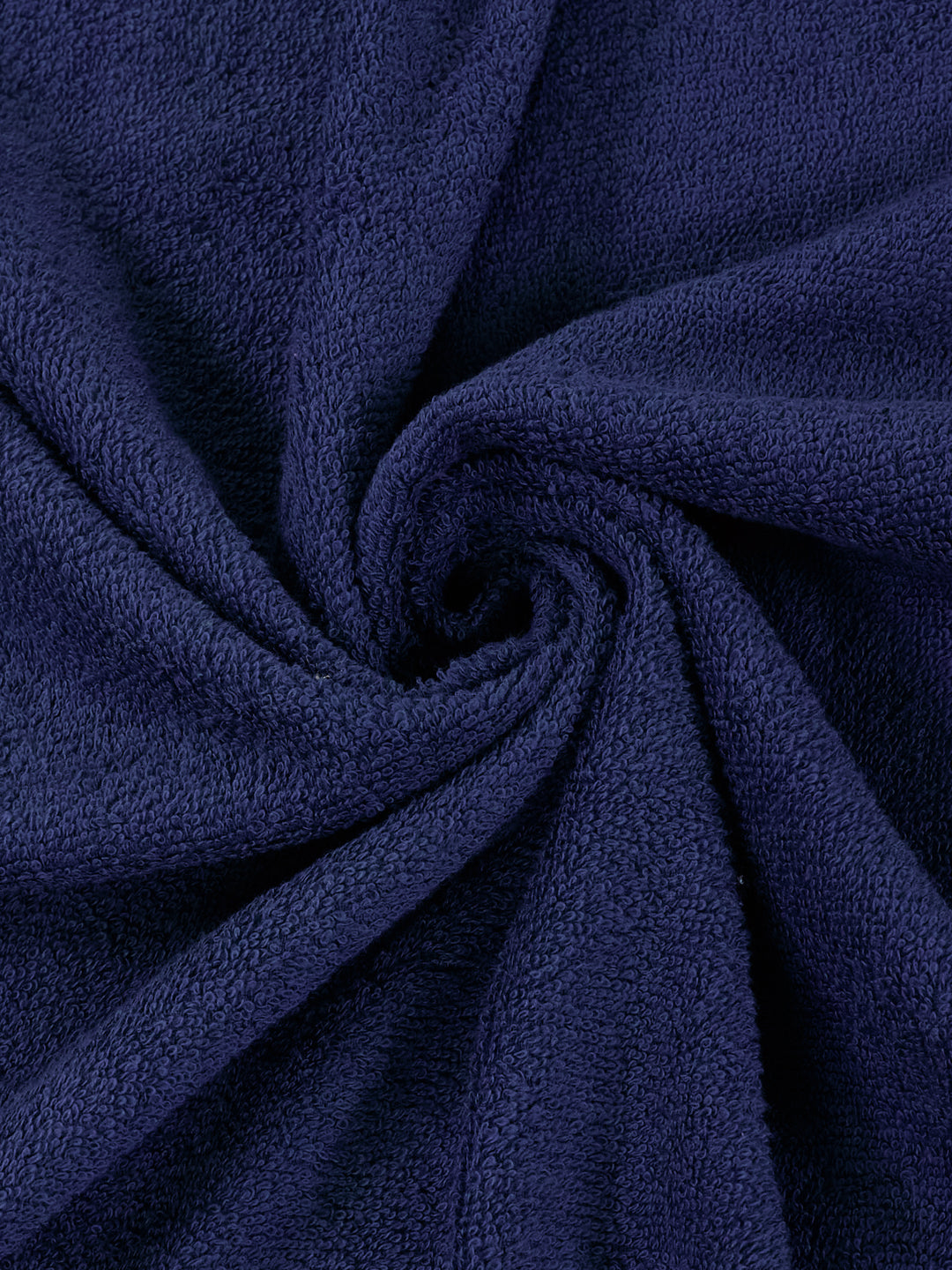 Essential Insignia Blue 100% Cotton Solid 380 GSM Bath Towel Jazz Small 1 Pc Pvc Pack